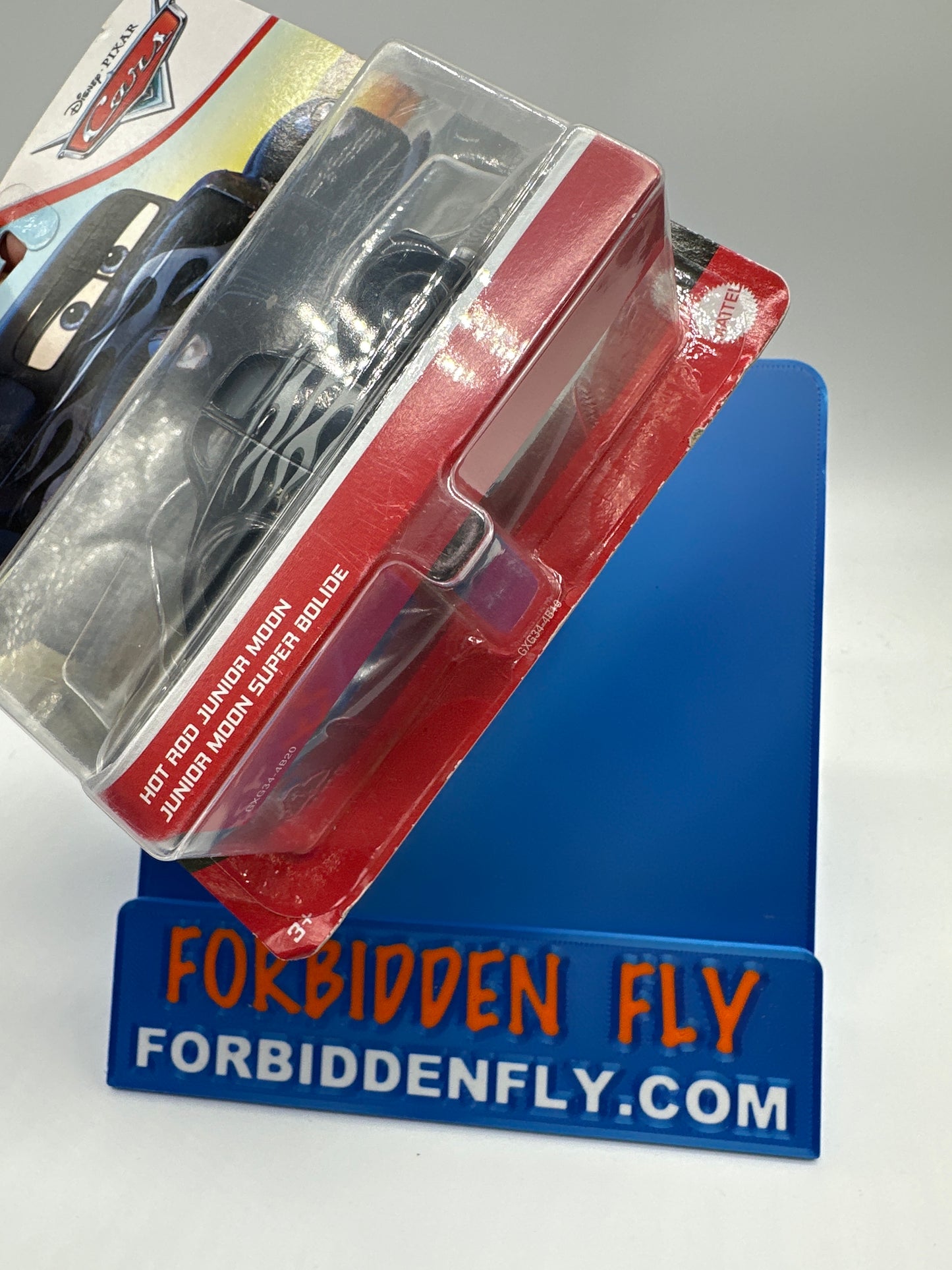 Disney Pixar Cars Movie - Metal Logo Card Release - Hot Rod Junior Moon