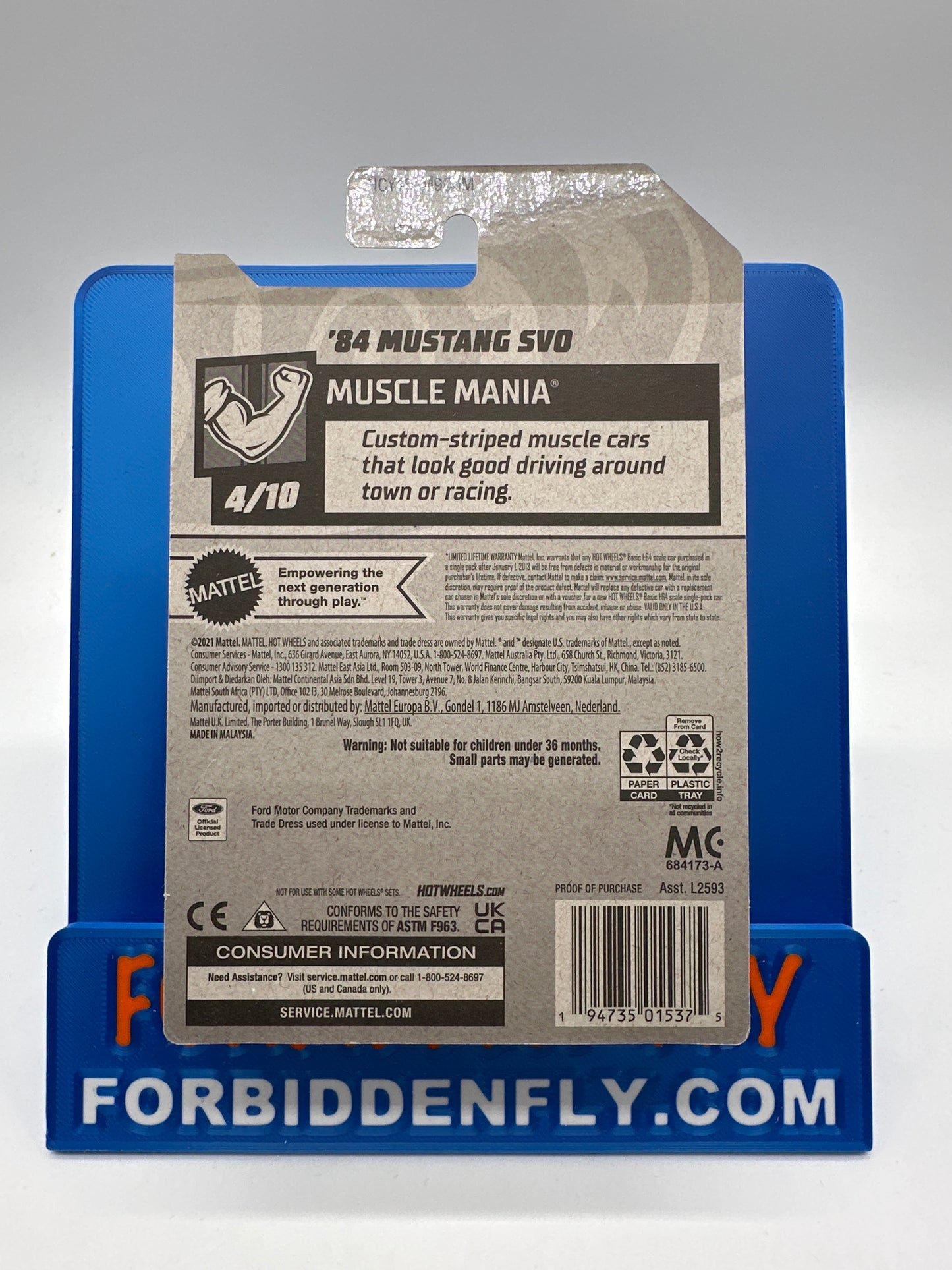 Hot Wheels 2022 M Case Super Treasure Hunt - ‘84 Mustang SVO