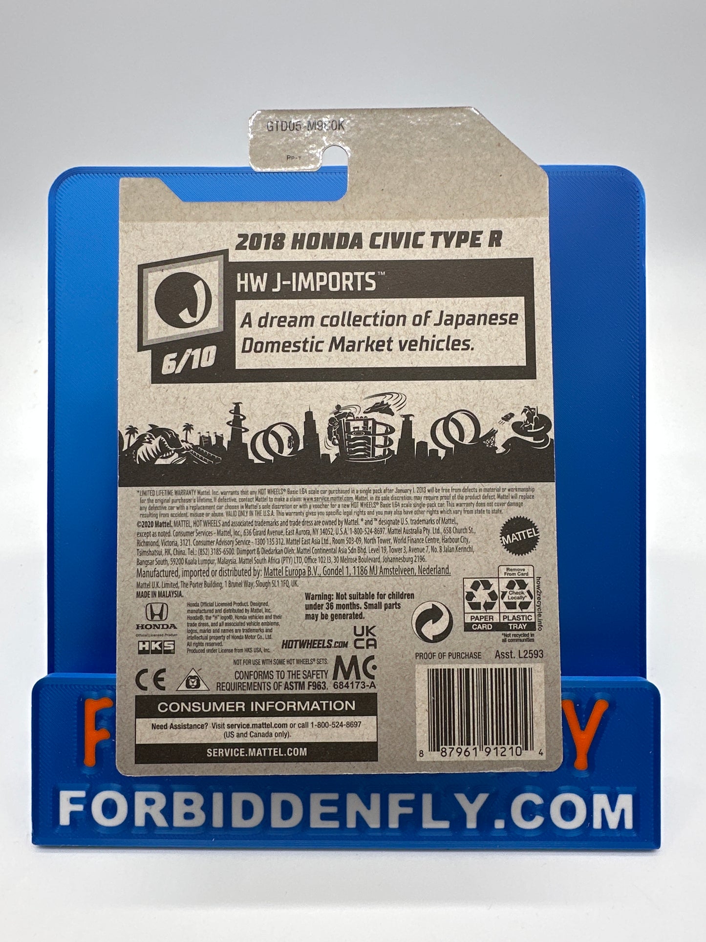 Hot Wheels 2021 Super Treasure Hunt - HKS 2018 Honda Civic Type R