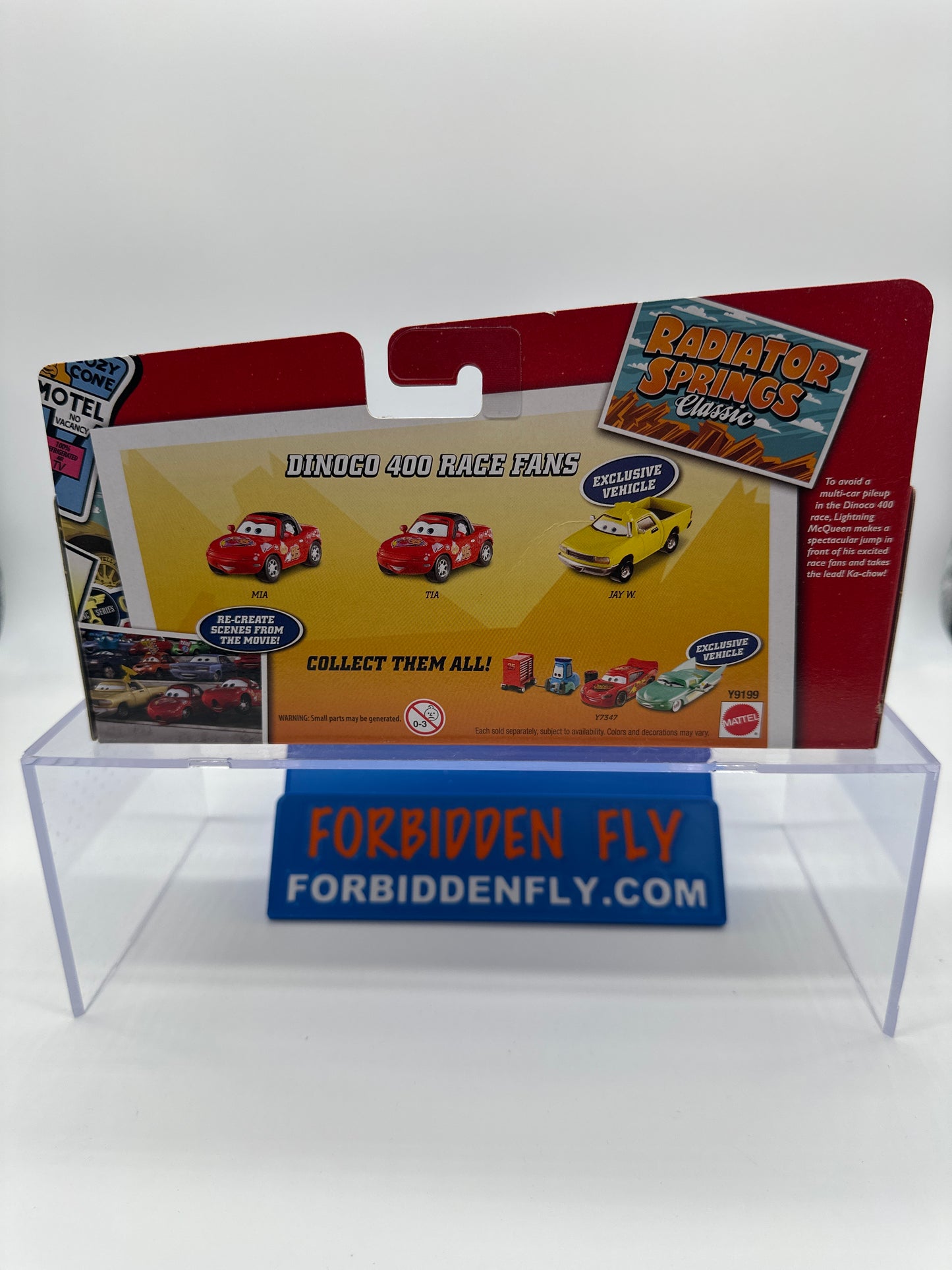 Disney Pixar Cars Movie - Toys R Us Exclusive Radiator Springs Classic Series - Dinoco 400 Race Fans 3 Car Gift Pack Set
