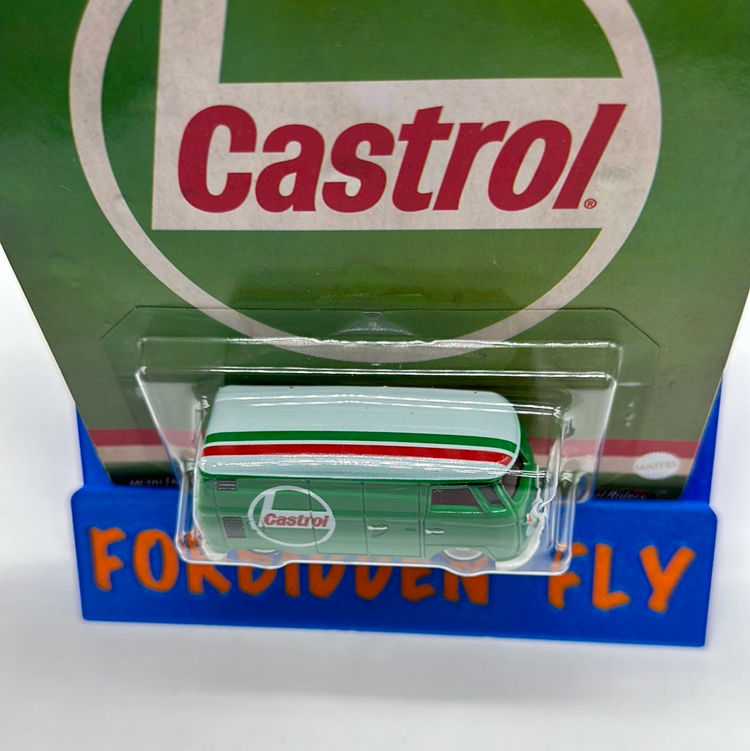 Hot Wheels Premium - Pop Culture Entertainment 2023 Mix U #1/5 - Castrol Oil Volkswagen VW T1 Panel Bus