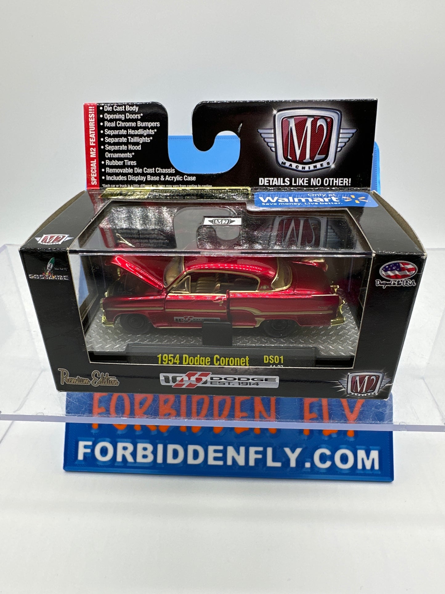 M2 Machines Acrylic Boxed Car - 100 Years Of Dodge Series DS01 - 1954 Dodge Coronet - Chase