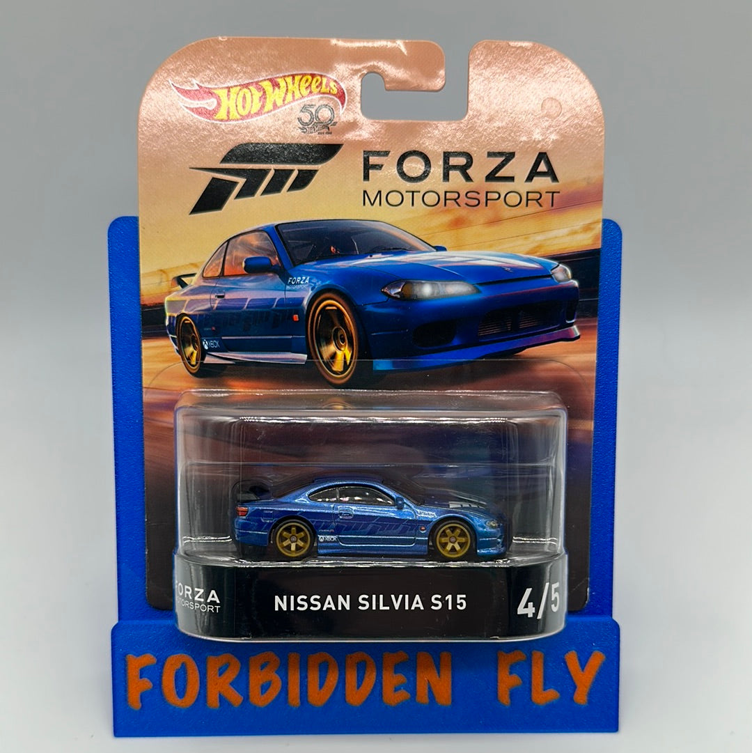 Hot Wheels 2018 Retro Entertainment Premium Single - Forza Motorsport Nissan Silvia S15 (Movie Reel Packaging)