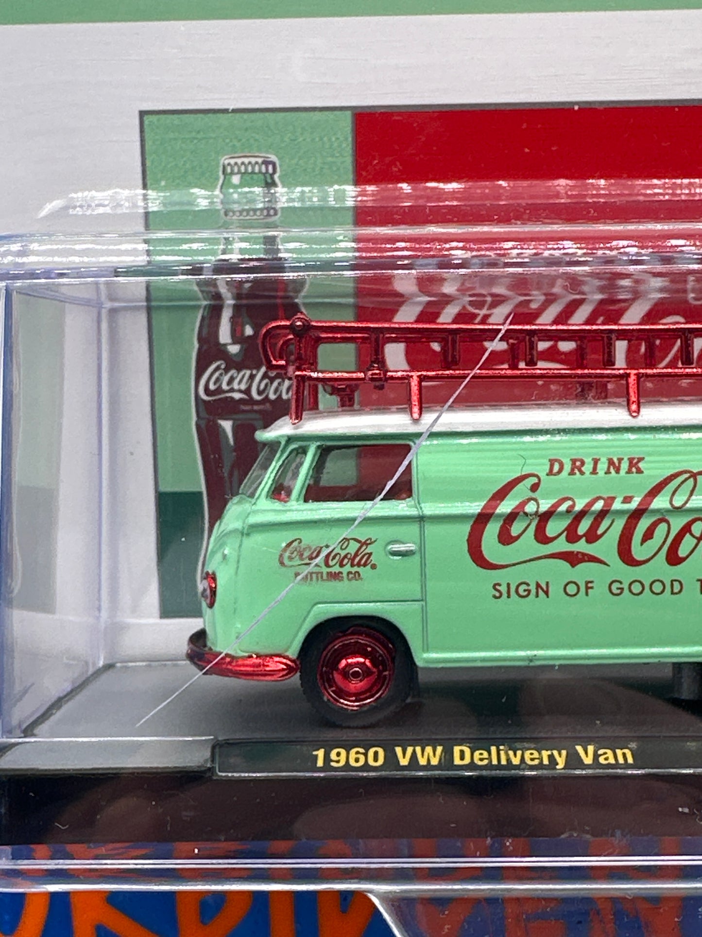 M2 Machines Acrylic Boxed Car - Coca Cola Series A01 - 1960 VW Delivery Van - Chase