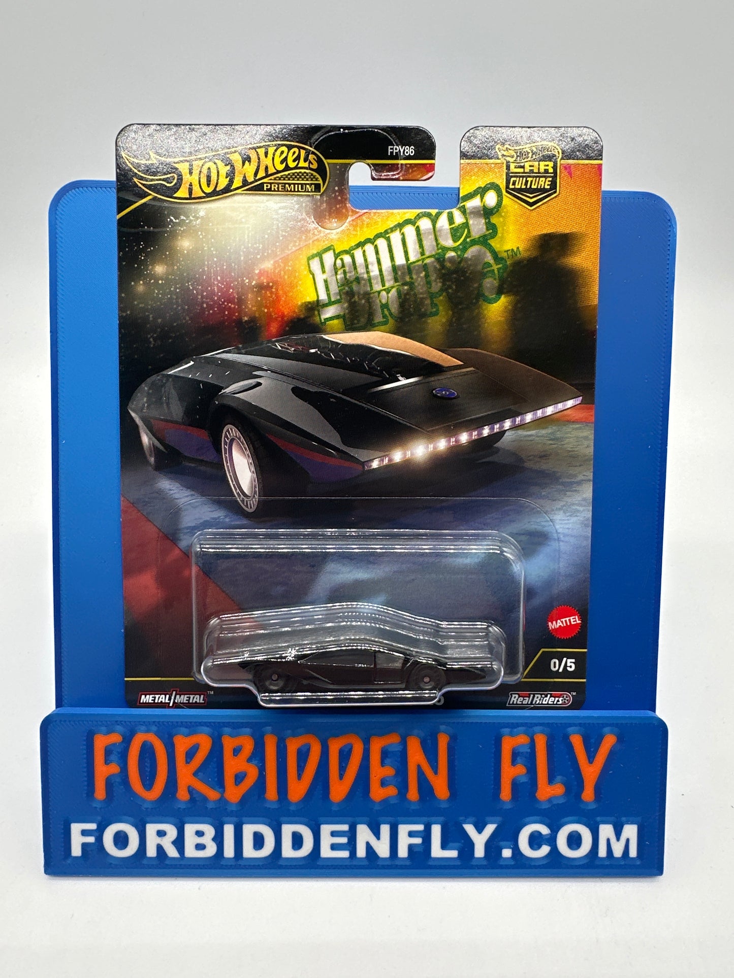 Hot Wheels Car Culture Premium - 2025 Hammer Drop Single - #0/5 Chase - Lancia Stratos Zero