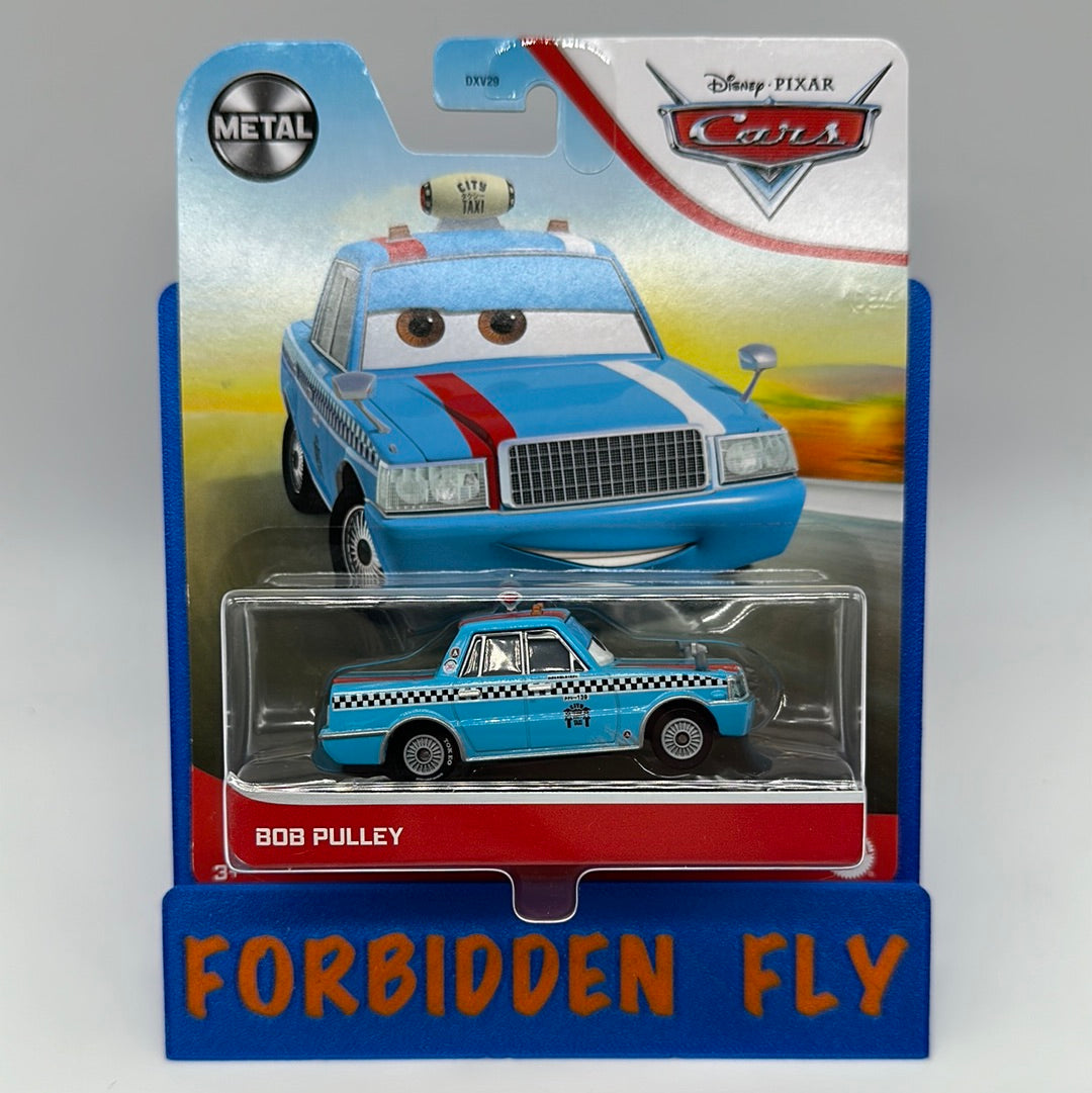 Disney Pixar Cars Movie - Metal Logo Card Release - Bob Pulley Taxi