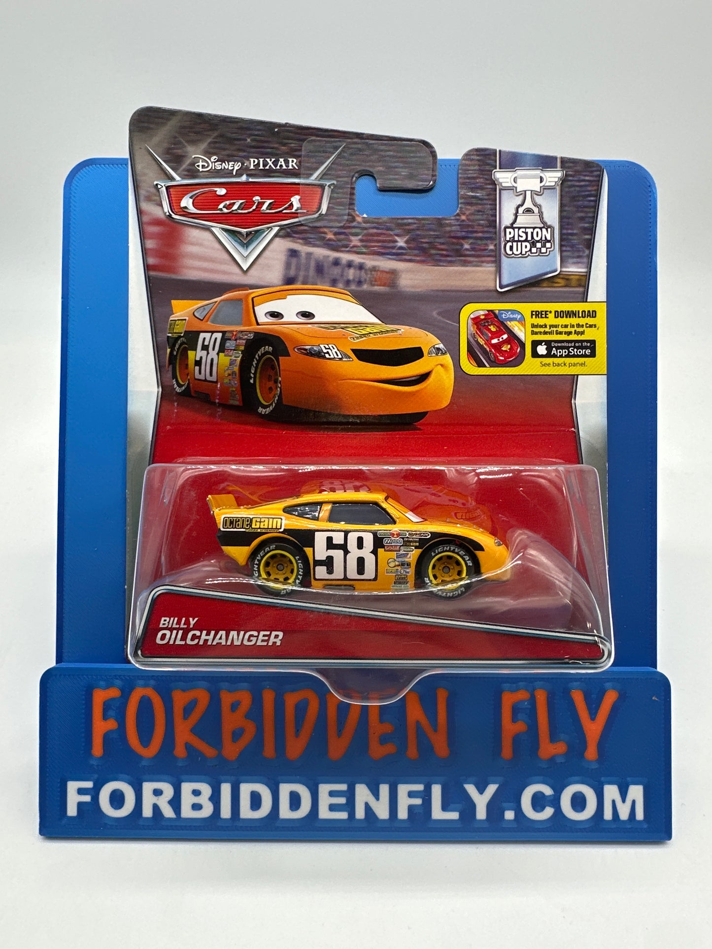 Disney Pixar Cars Movie - Piston Cup Series - Billy Oilchanger (Octane Gain #58)