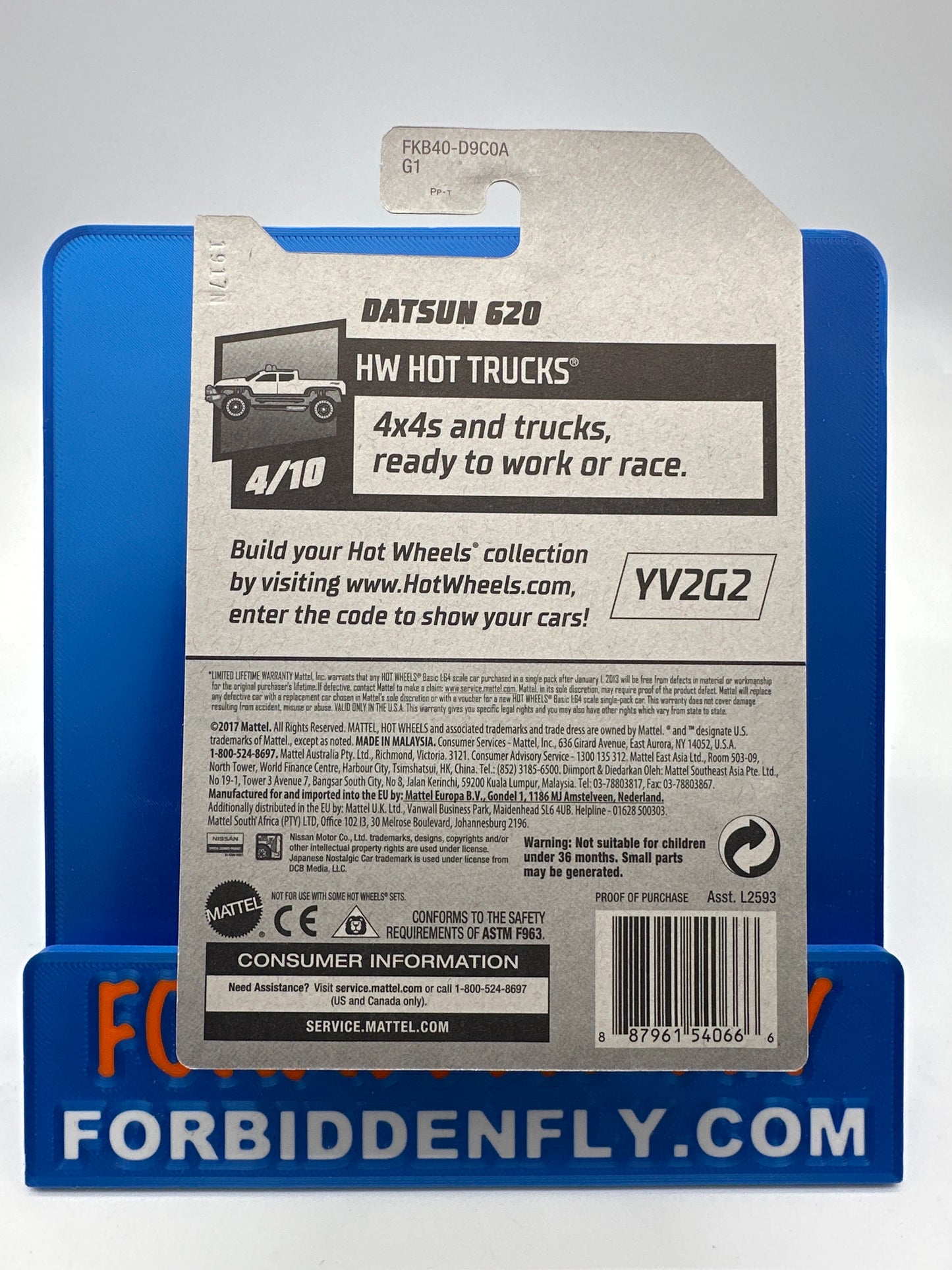 Hot Wheels Super Treasure Hunt - Factory Sticker 2018 A Case - Datsun 620