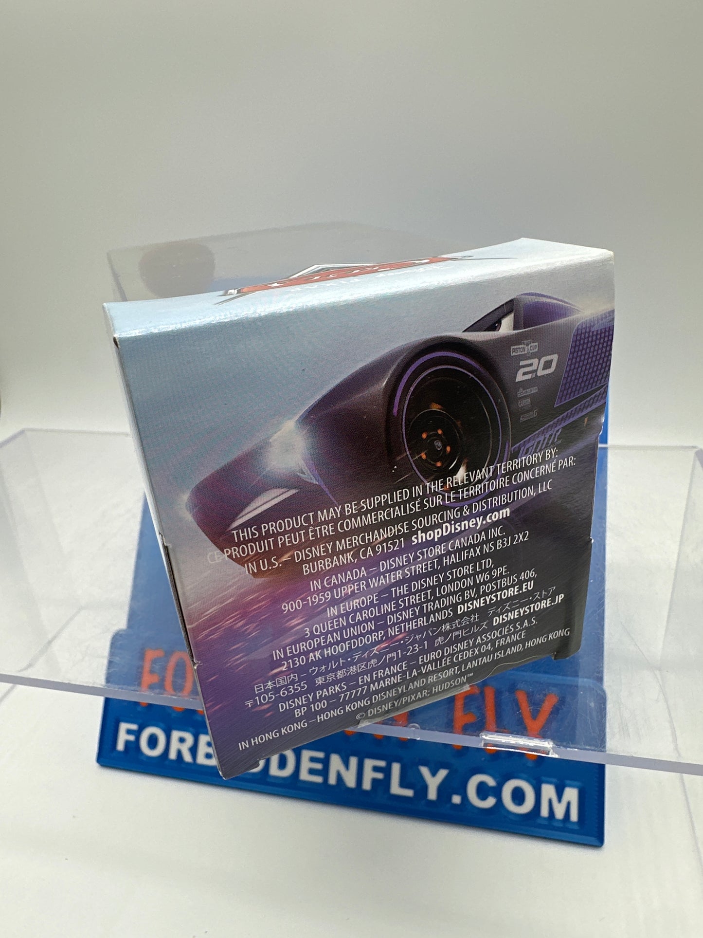 Disney Pixar Cars Movie - Disney Store Parks 1:43 Exclusive “Pull ‘n’ Race” Pullback Racing Action - Hot Rod Smokey