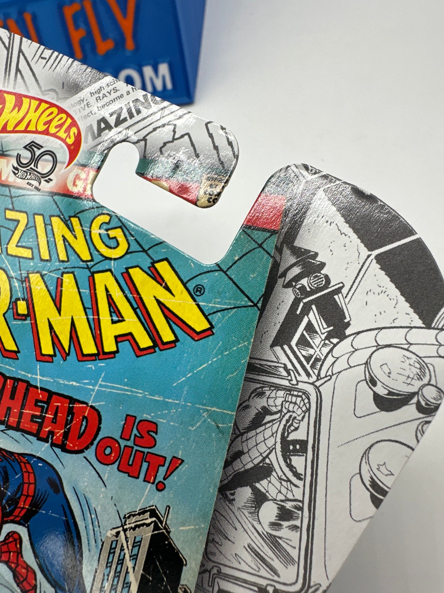 Hot Wheels 2018 Retro Entertainment Premium Single - Marvel Series #1/5 - The Amazing Spider-Man Spider-Mobile (Movie Reel Packaging)