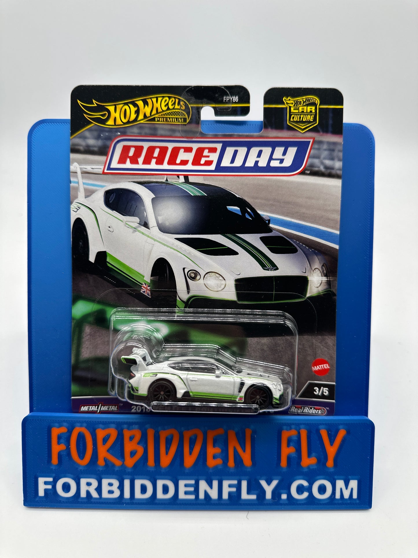 Hot Wheels Car Culture Premium - 2024 Race Day Series Single #3/5 - 2018 Bentley Continental GT3