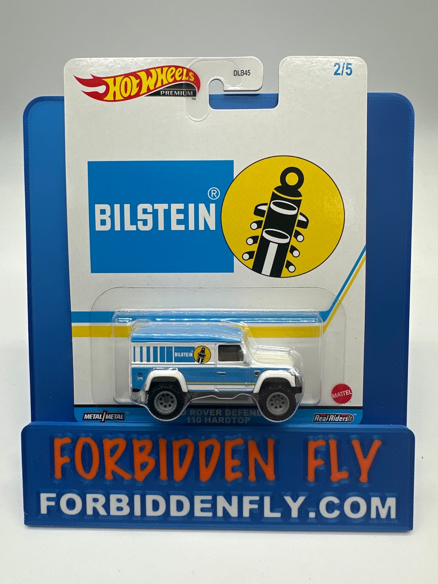 Hot Wheels Premium - Pop Culture 2021 Speed Shop Garage Series Single #2/5 - Bilstein Land Rover Defender 110 Hardtop