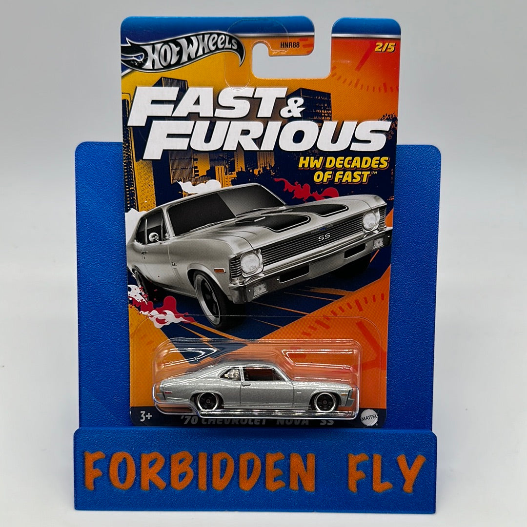 Hot Wheels - Walmart Exclusive - 2024 Fast & Furious - HW Decades Of Fast Series #2/5 - ‘70 Chevrolet Nova
