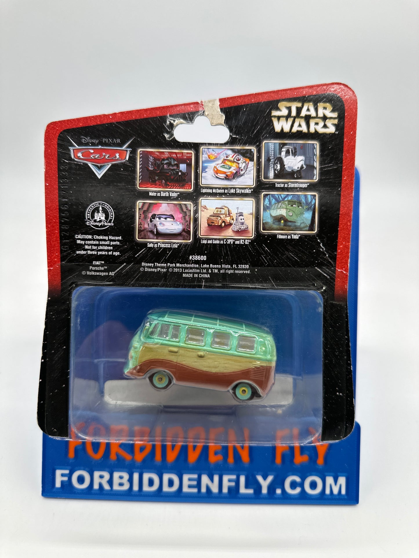 Disney Pixar Cars Movie - Disney Store Parks Exclusive Star Wars Series - Fillmore as Yoda