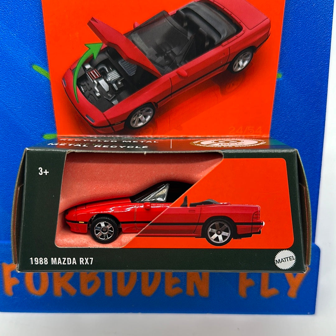 Matchbox Moving Parts Series - Red 1988 Mazda RX7