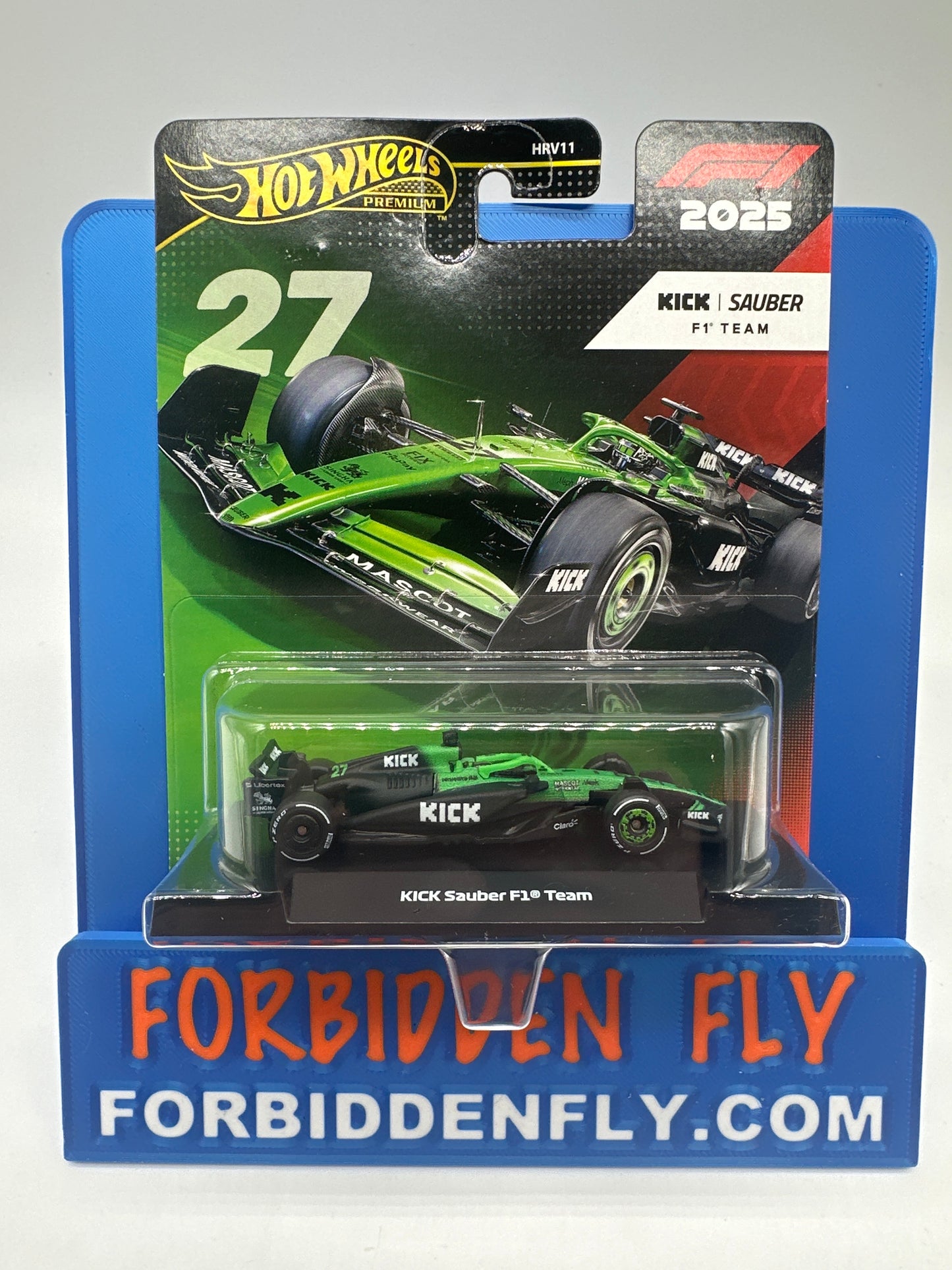 Hot Wheels 2025 Formula 1 Premium Series - Kick/Sauber Formula One Team #27 - Nico Hülkenburg