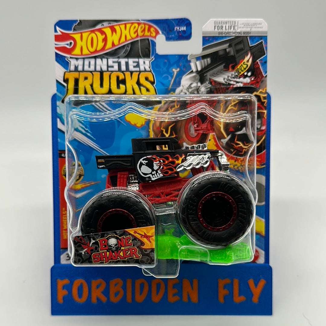 Hot Wheels Monster Trucks - 2022 Monster Trucks Live Series #4/8 - Bone Shaker w/ Crushable Car
