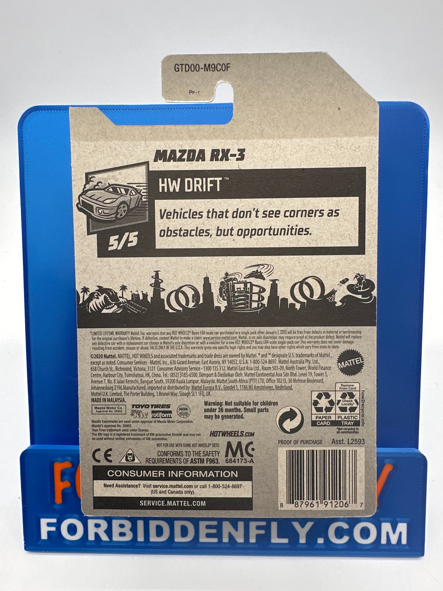 Hot Wheels 2021 F Case Mazda RX-3 Super Treasure Hunt