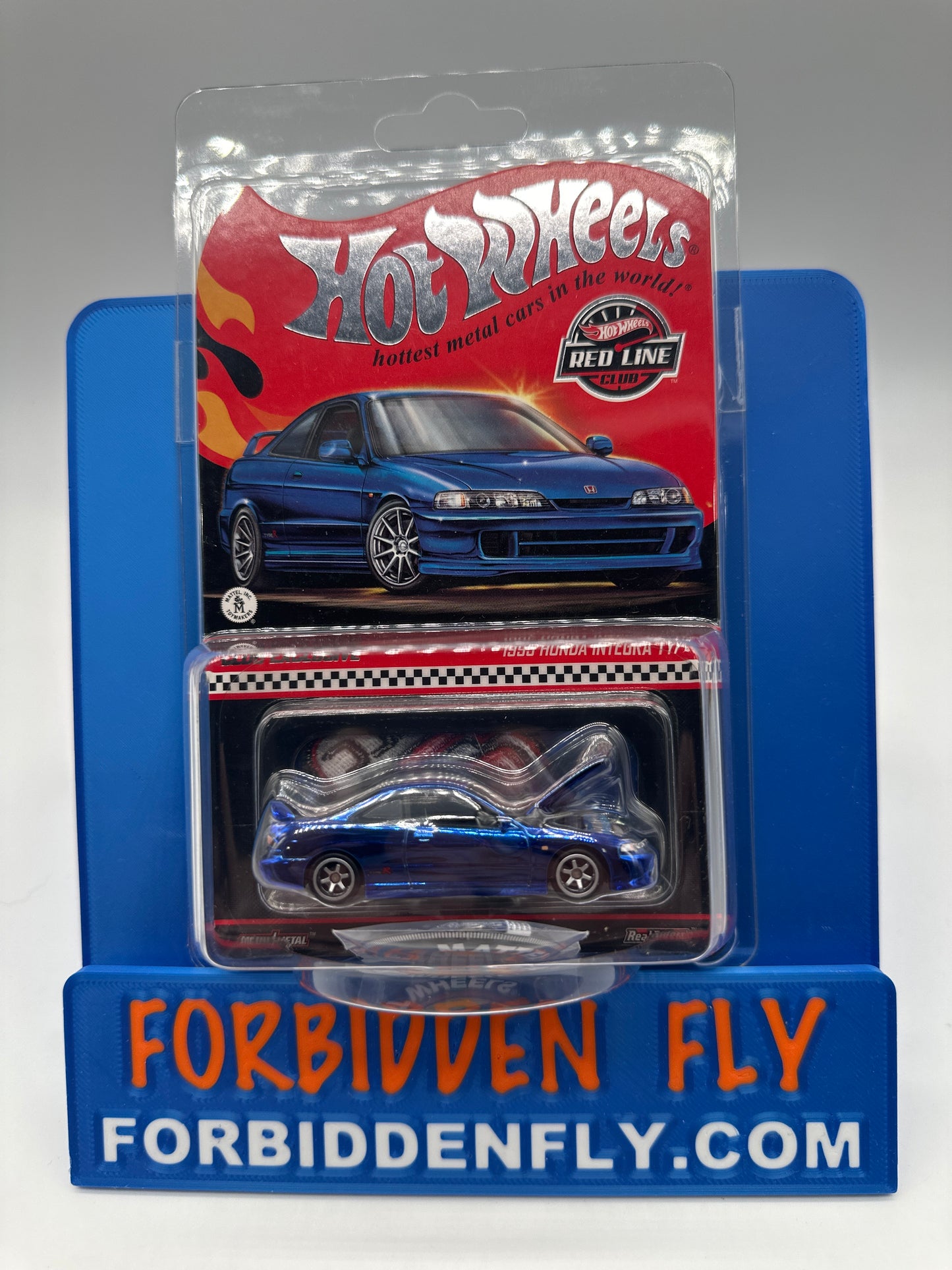 Hot Wheels RLC Red Line Club - 2025 Membership Release - 1995 Honda Integra Type-R - Blue