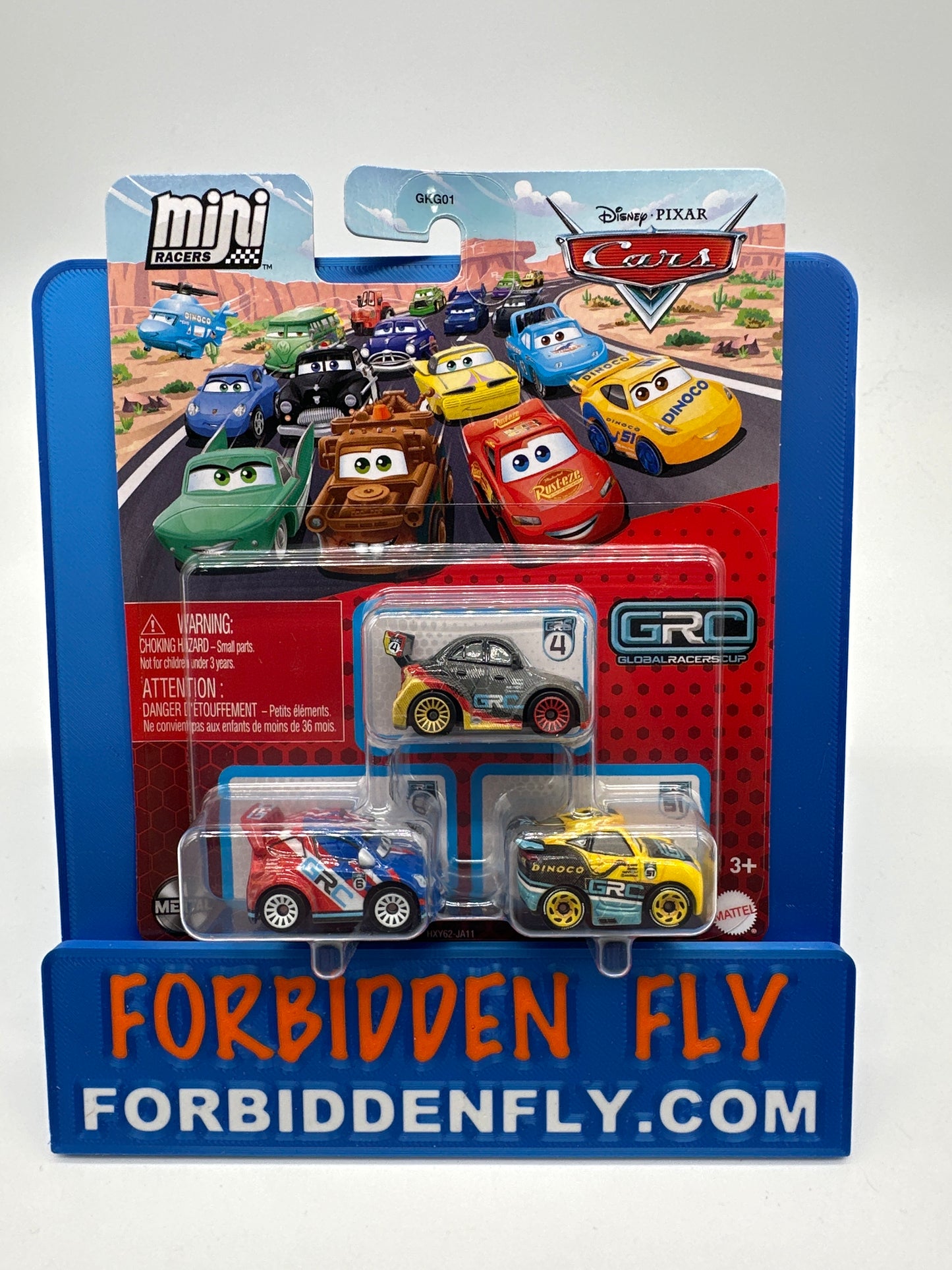 Disney Pixar Cars Movie - 2025 Metal Mini Racers 3 Pack - Global Racers Cup GRC Series - Raoul Caroule, Max Schnell and Cruz Ramirez