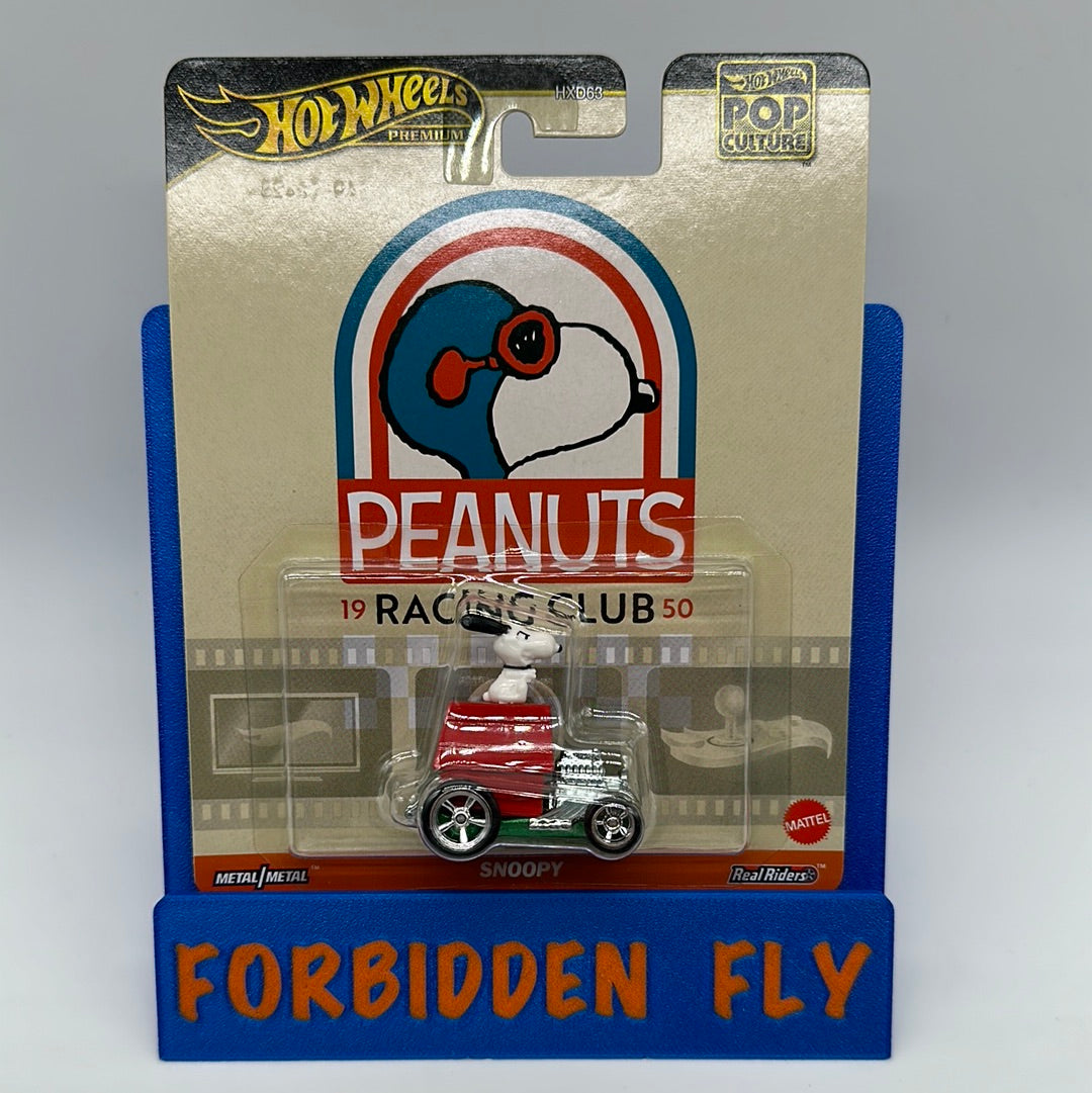 Hot Wheels Premium - Pop Culture 2024 Mix B Single - Peanuts Racing Club Snoopy