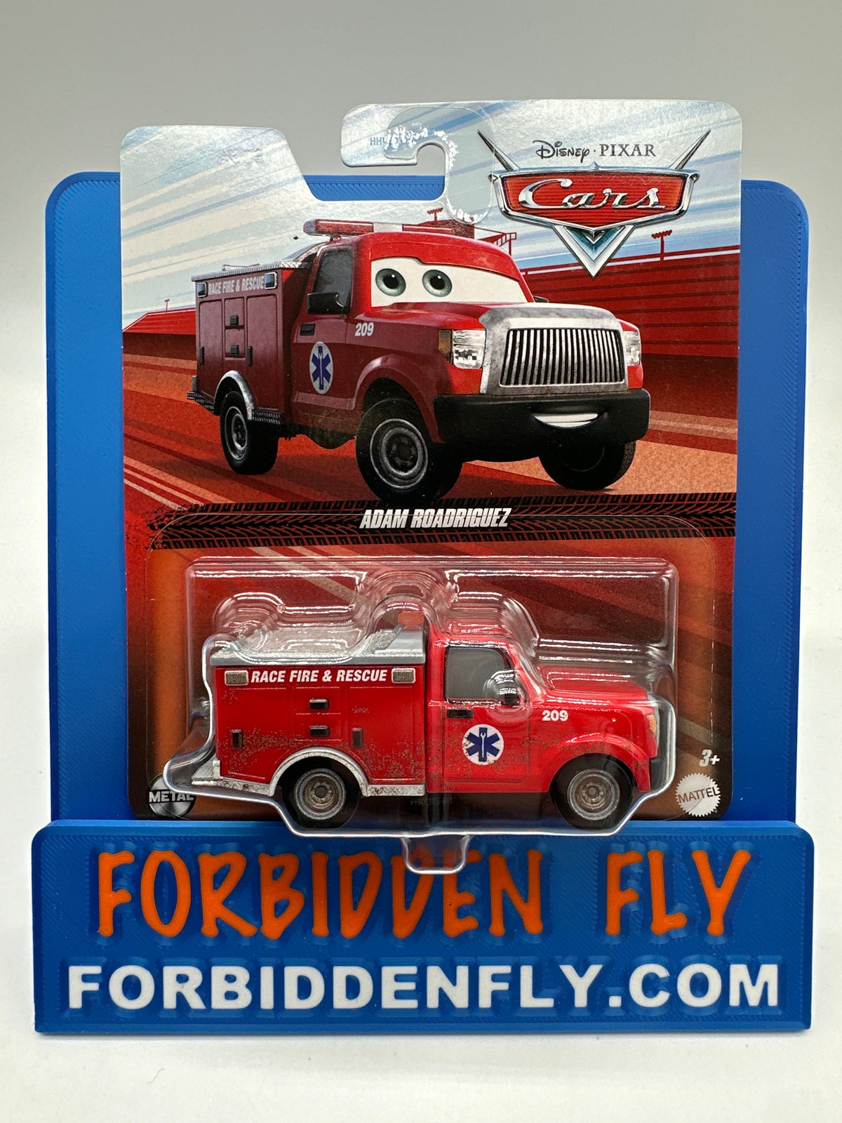 Disney Pixar Cars Movie - 2024 Release (On the Road) - Adam Roadriguez (Fire & Rescue)