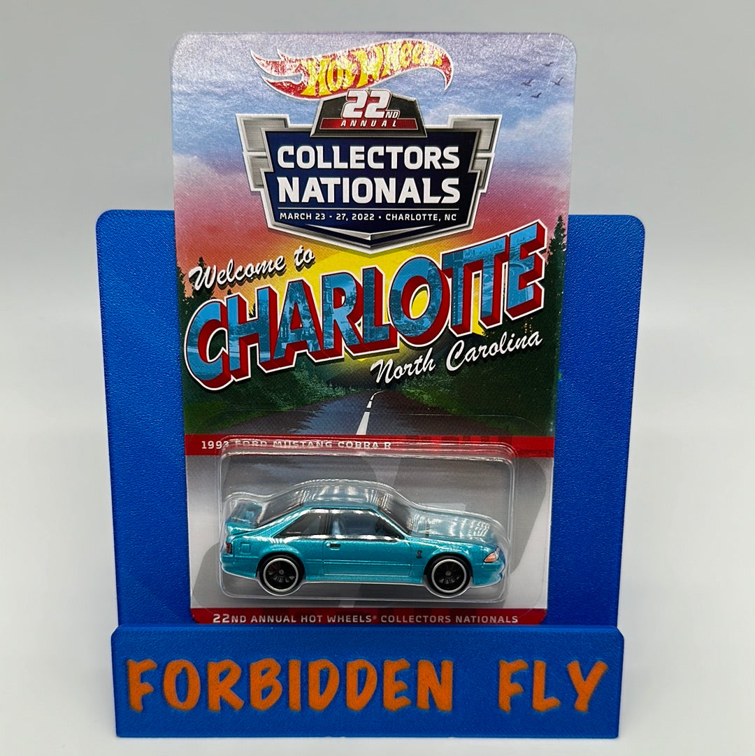 Hot Wheels 22nd Annual Collector’s Nationals Convention - 2022 Charlotte, NC - Teal 1993 Ford Mustang Cobra R
