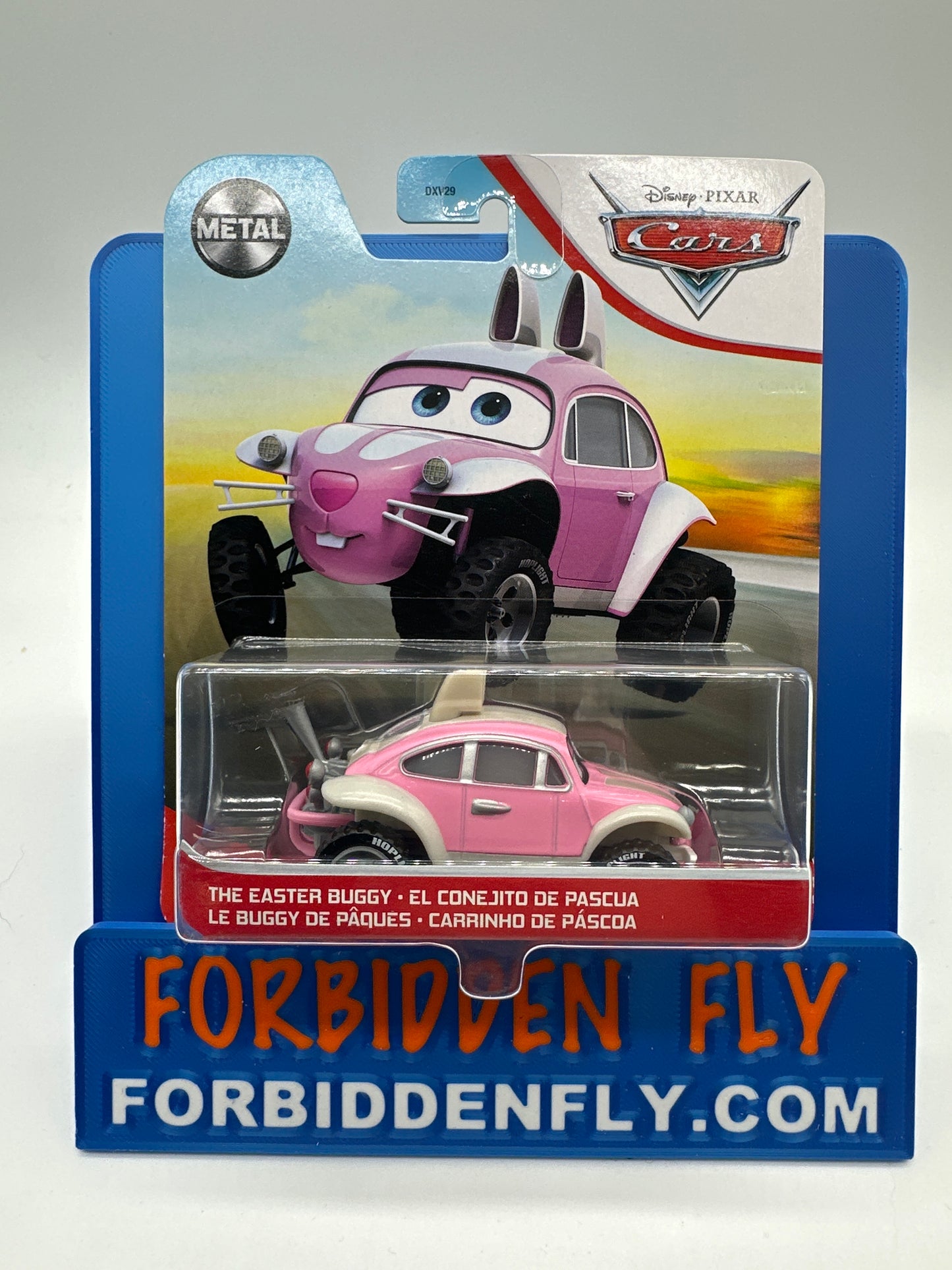 Disney Pixar Cars Movie - Metal Logo Card Release - Easter Buggy