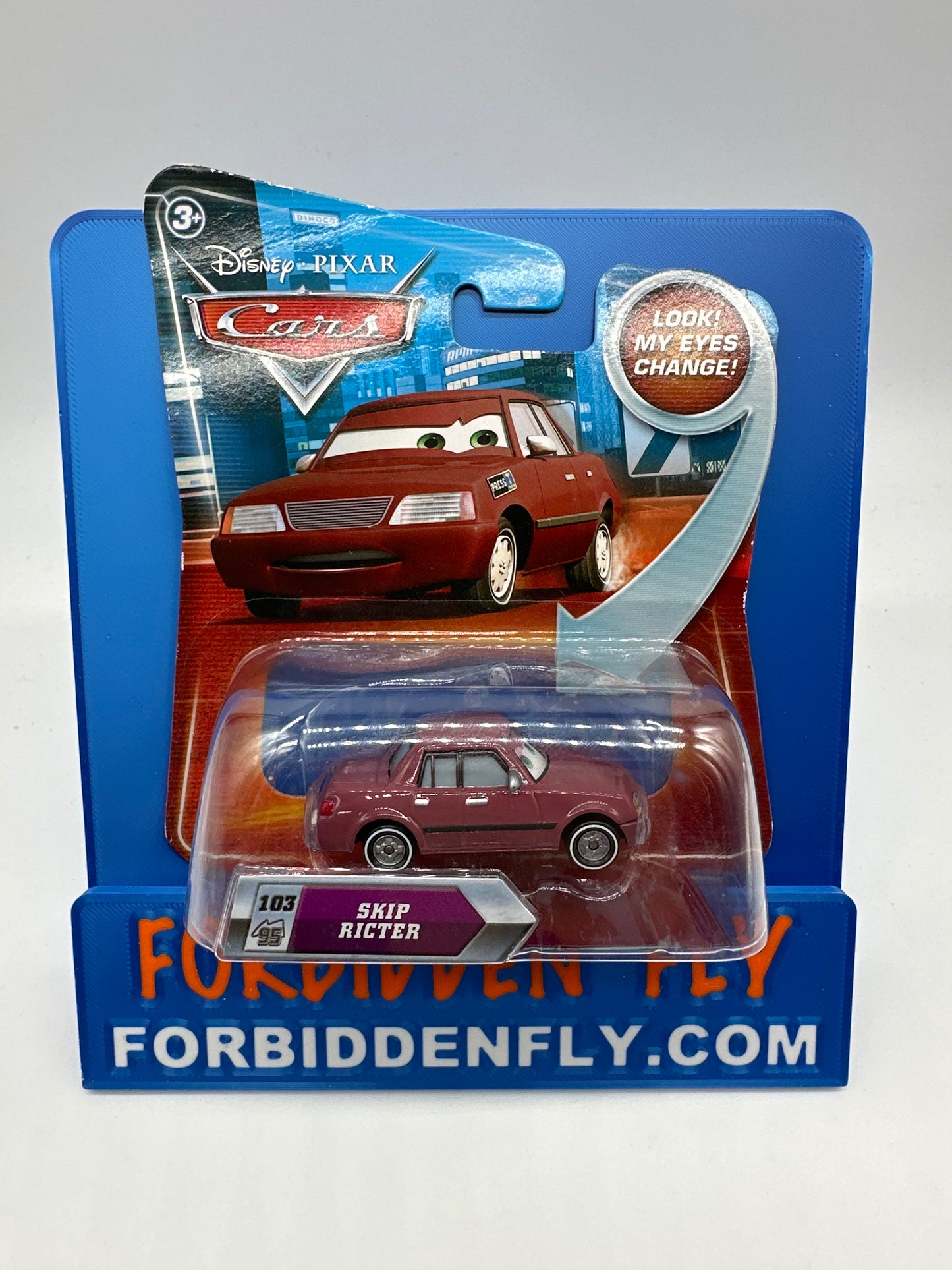 Disney Pixar Cars Movie - Skip Ricter (#103) Eye Changing