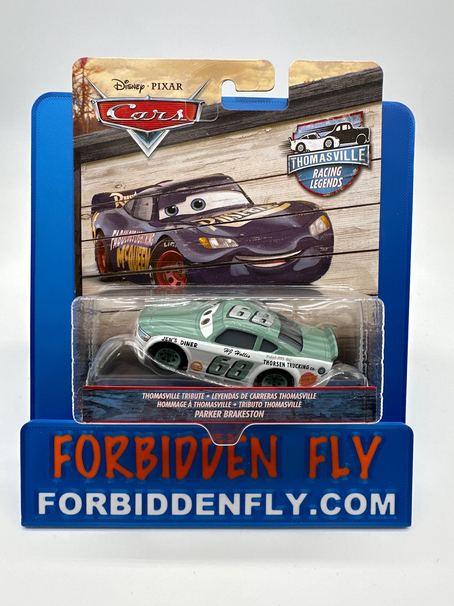 Disney Pixar Cars Movie - Thomasville Racing Legends Tribute Series - #68 Parker Brakeston