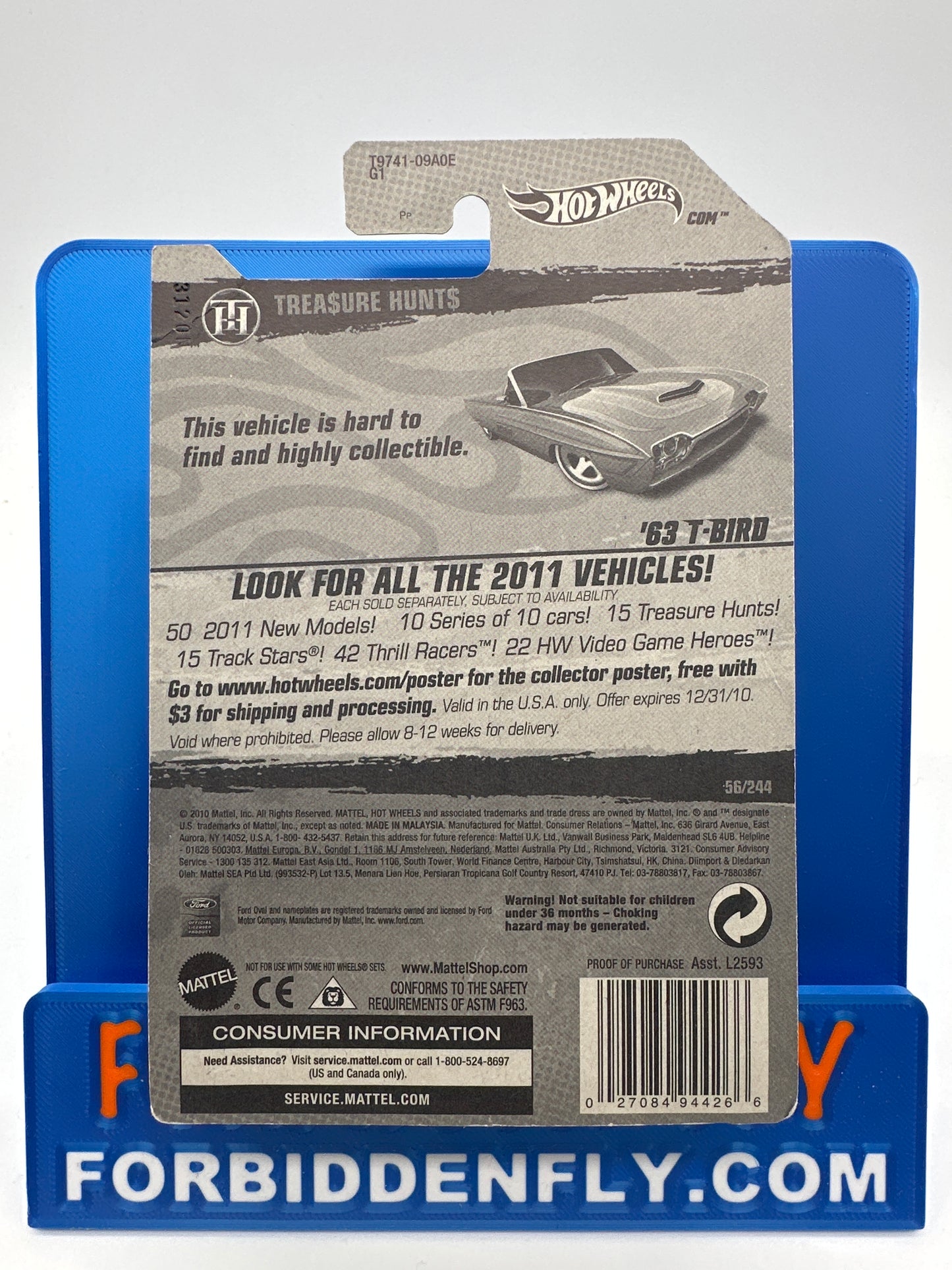 Hot Wheels 2011 Super Treasure Hunt - ‘63 T-Bird