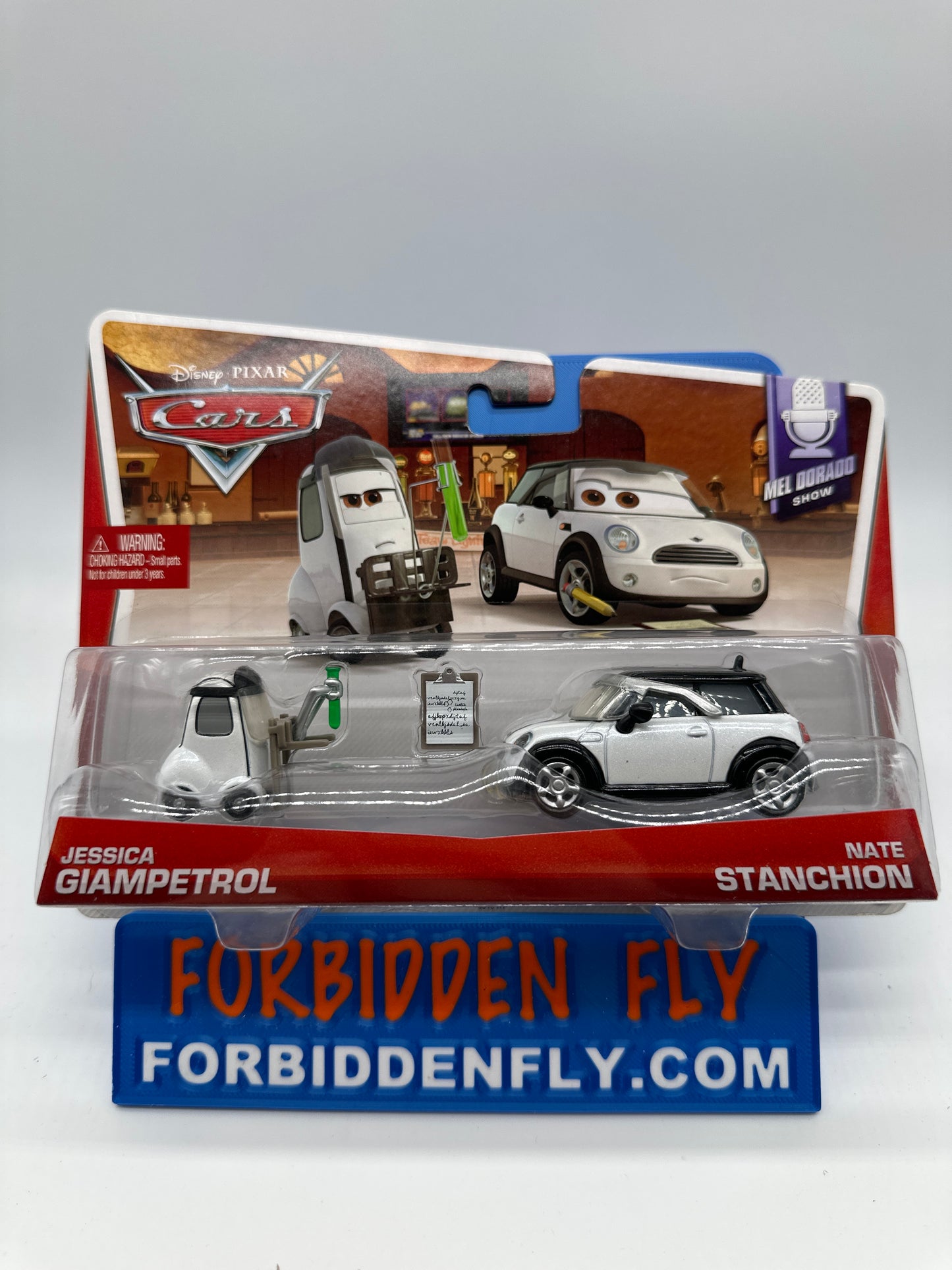 Disney Pixar Cars Movie - Mel Dorado Show Series (Two) 2 Pack - Jessica Giampetrol & Nate Stanchion