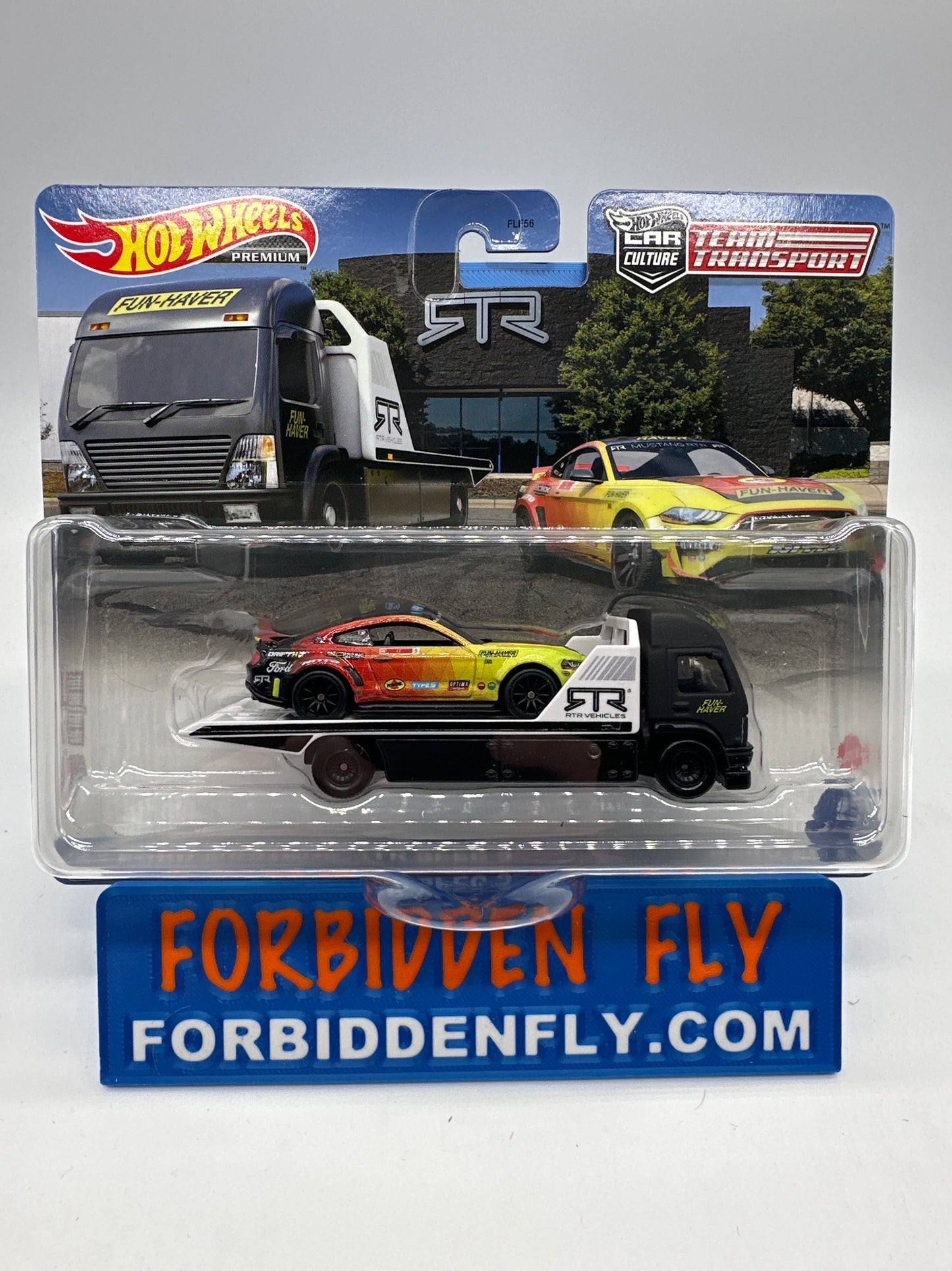 Hot Wheels Car Culture Team Transport - #50 - ‘23 Ford Mustang RTR Spec 5 & Aero Lift