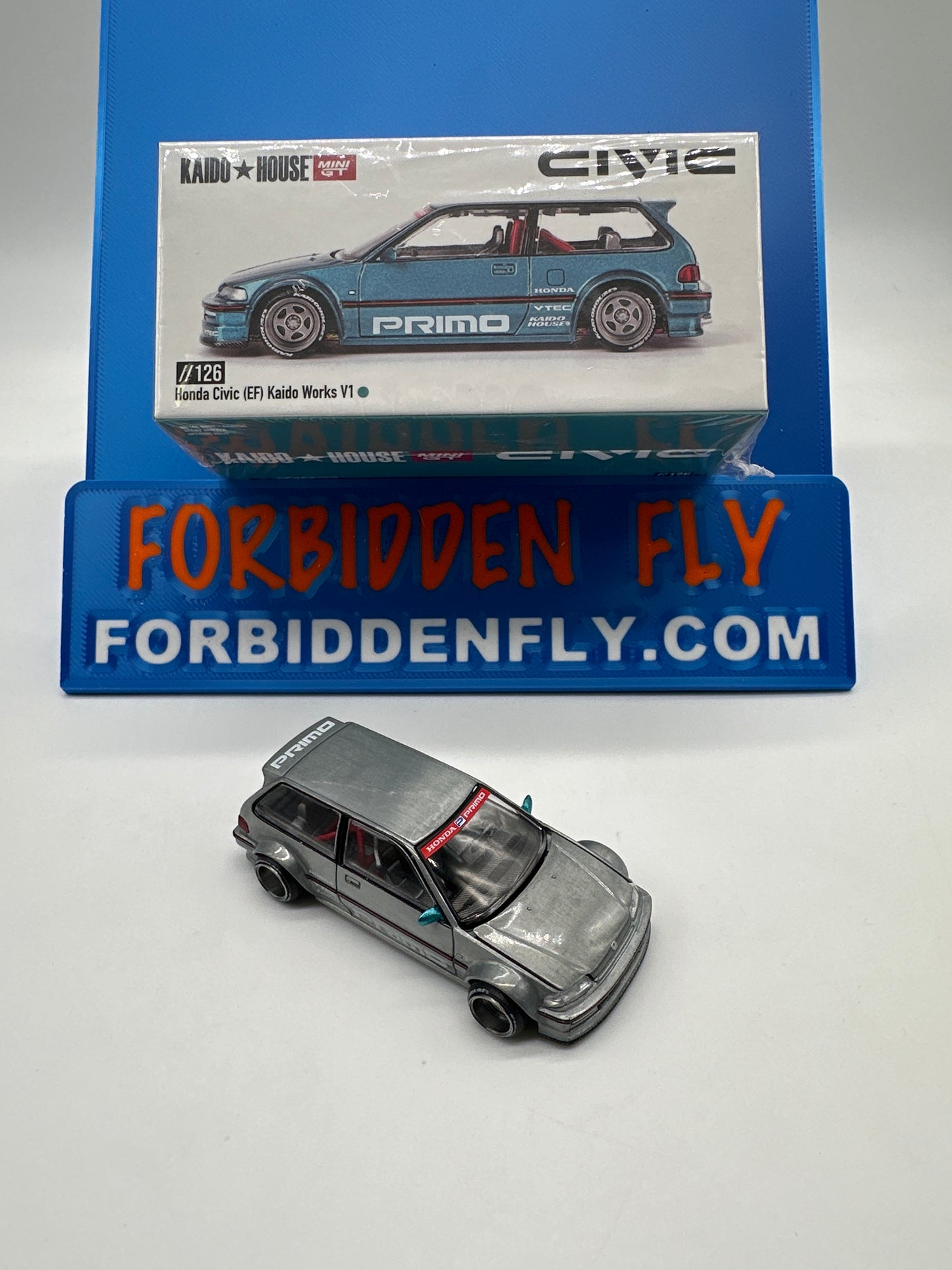 Kaido House (x MiniGT) - Chase #126 - Honda Civic (EF) Kaido Works V1 - Tahitian Green