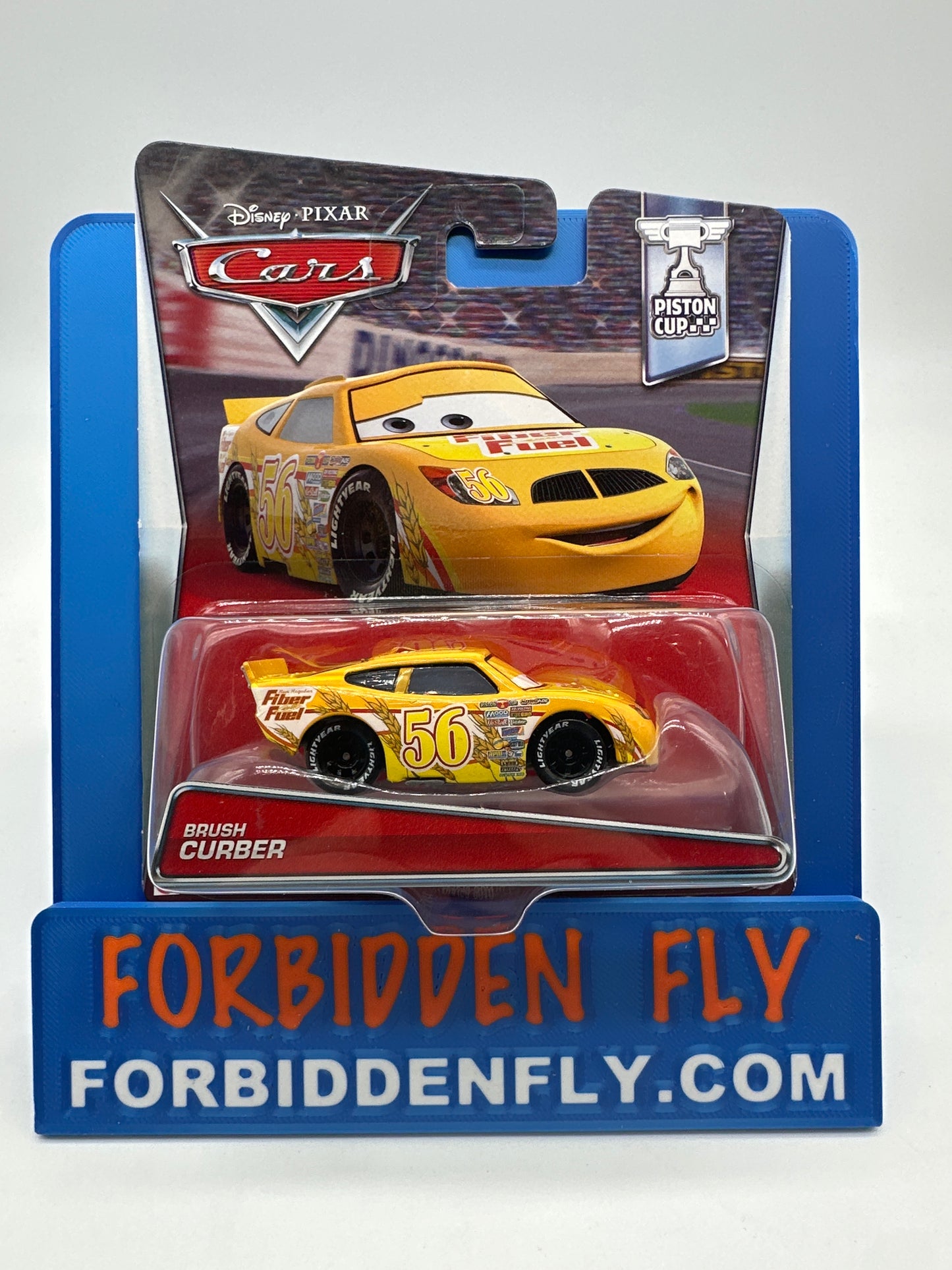 Disney Pixar Cars Movie - Piston Cup Series - Brush Curber (Fiber Fuel #56)