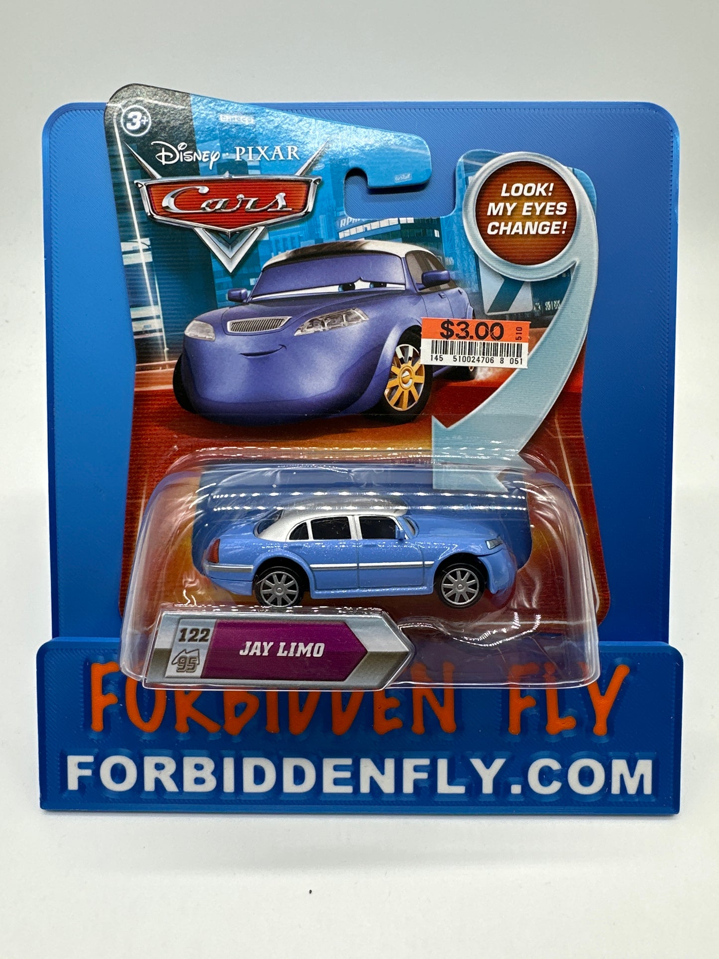 Disney Pixar Cars Movie - Eye Changing Jay Limo