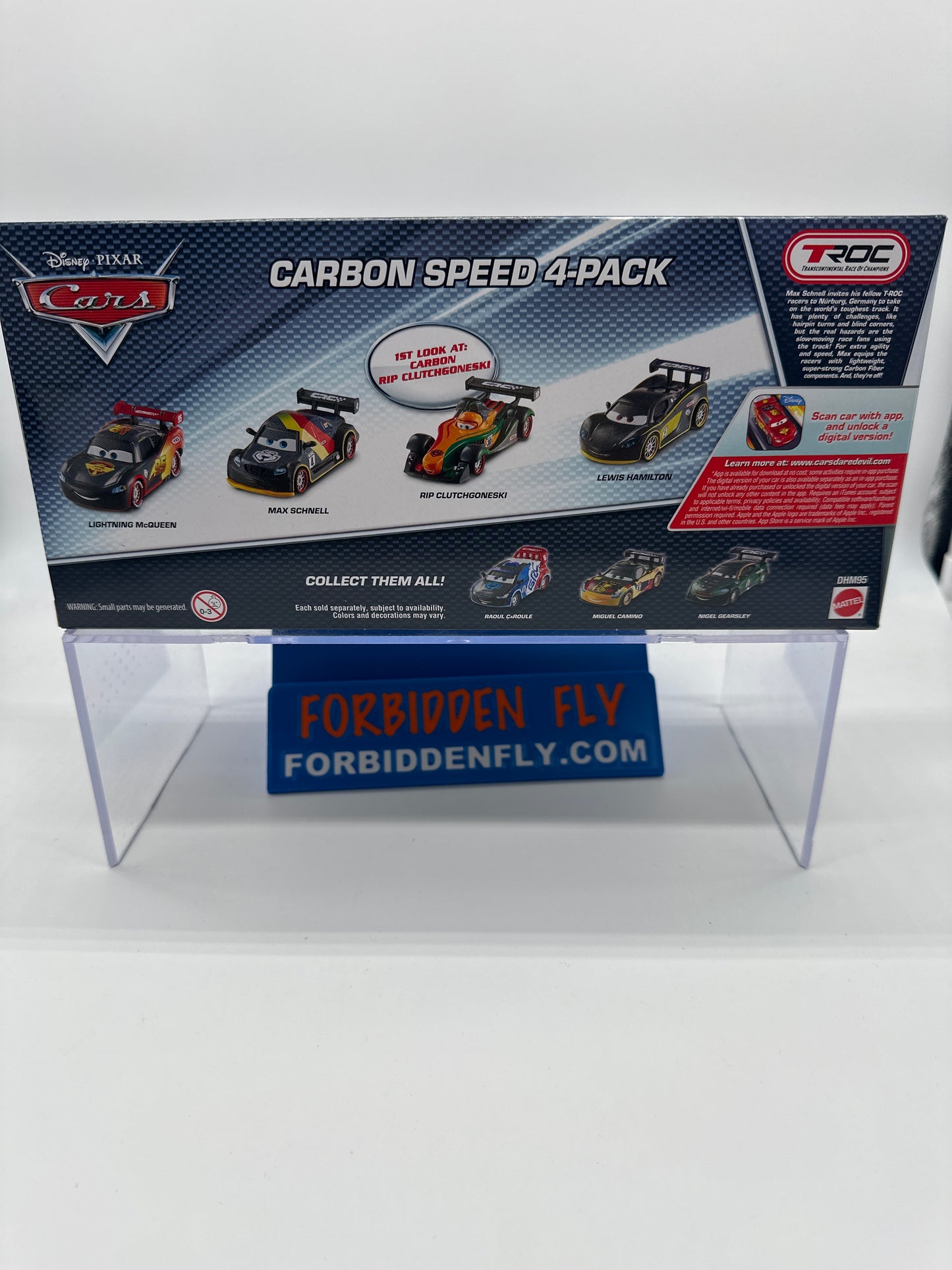 Disney Pixar Cars Movie - Carbon Racers Series - Carbon Speed 4 Car Gift Pack Set