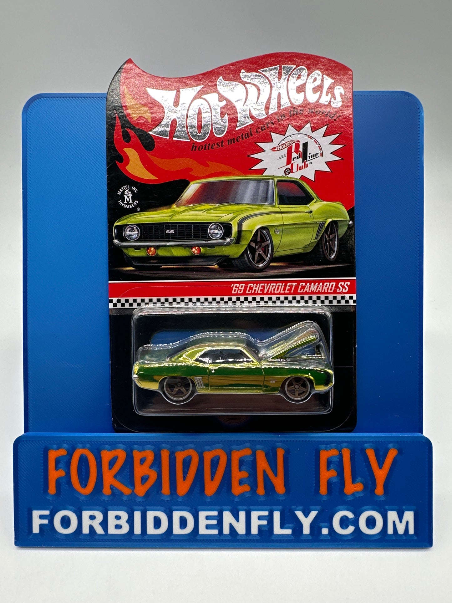 Hot Wheels RLC Red Line Club - 2021 Release - Antifreeze ‘69 Chevrolet Camaro SS