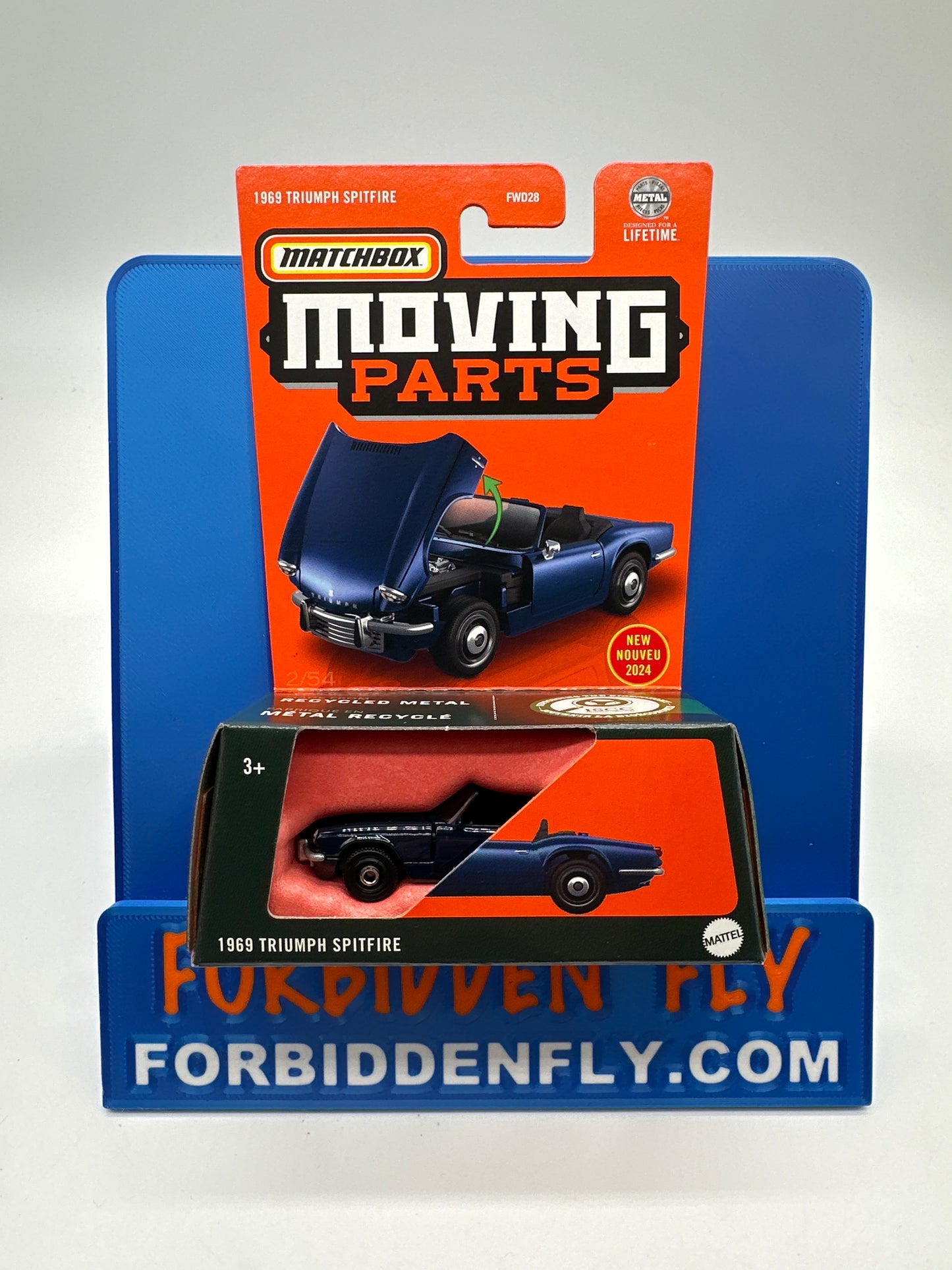 Matchbox Moving Parts Series 2024 - 1969 Triumph Spitfire - Blue