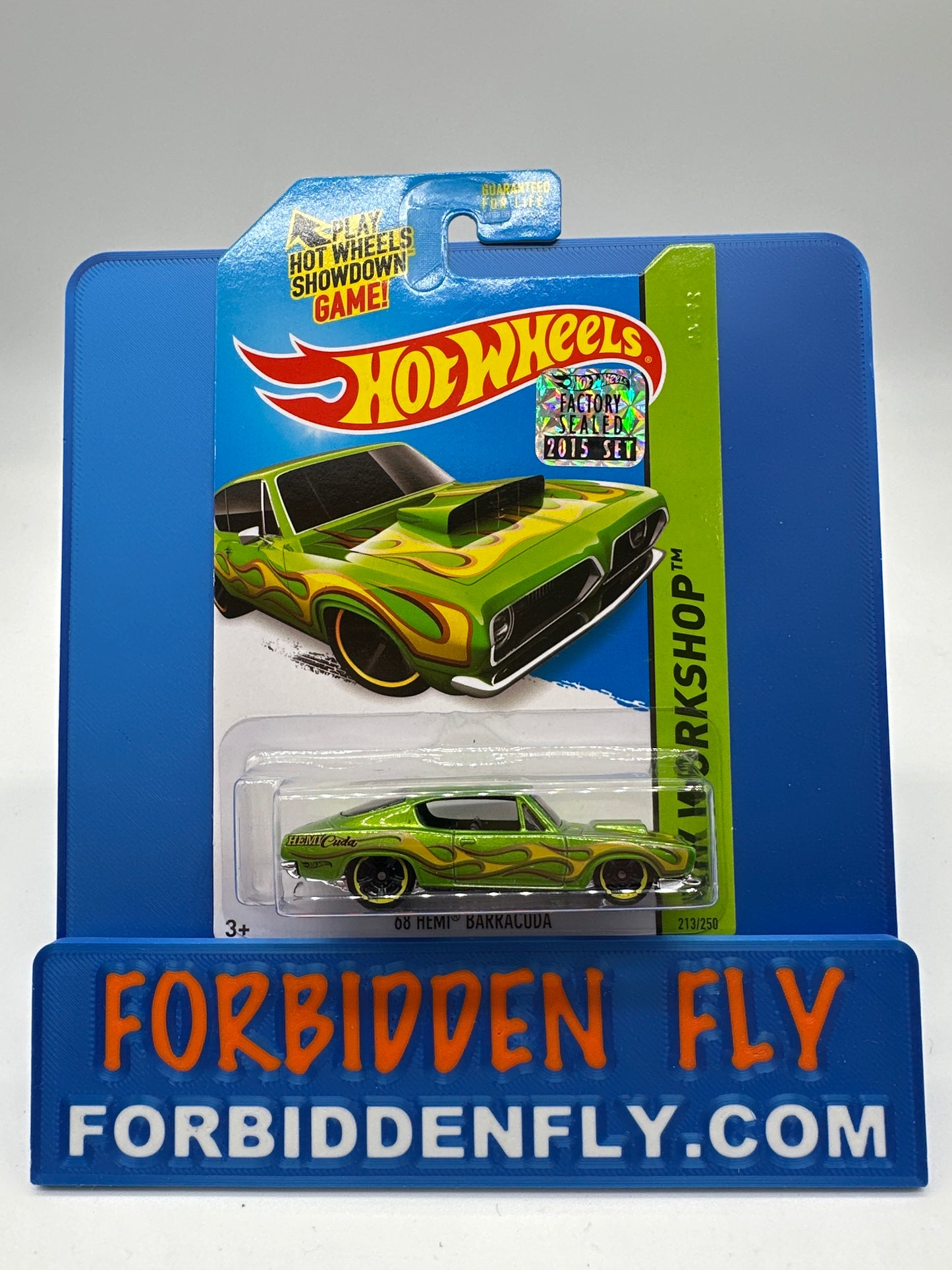 Hot Wheels 2015 Factory Sticker - ‘68 Hemi Barracuda - Green