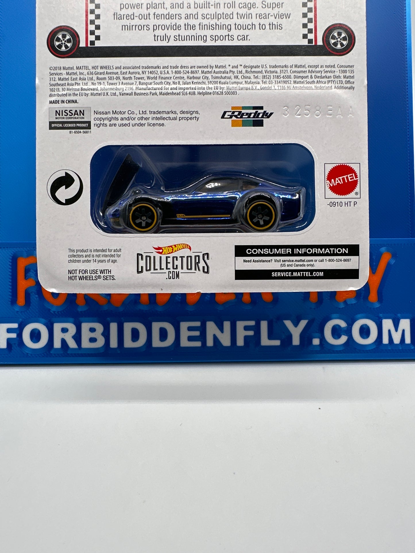 Hot Wheels 2018 RLC Red Line Club - Datsun 240z - Blue
