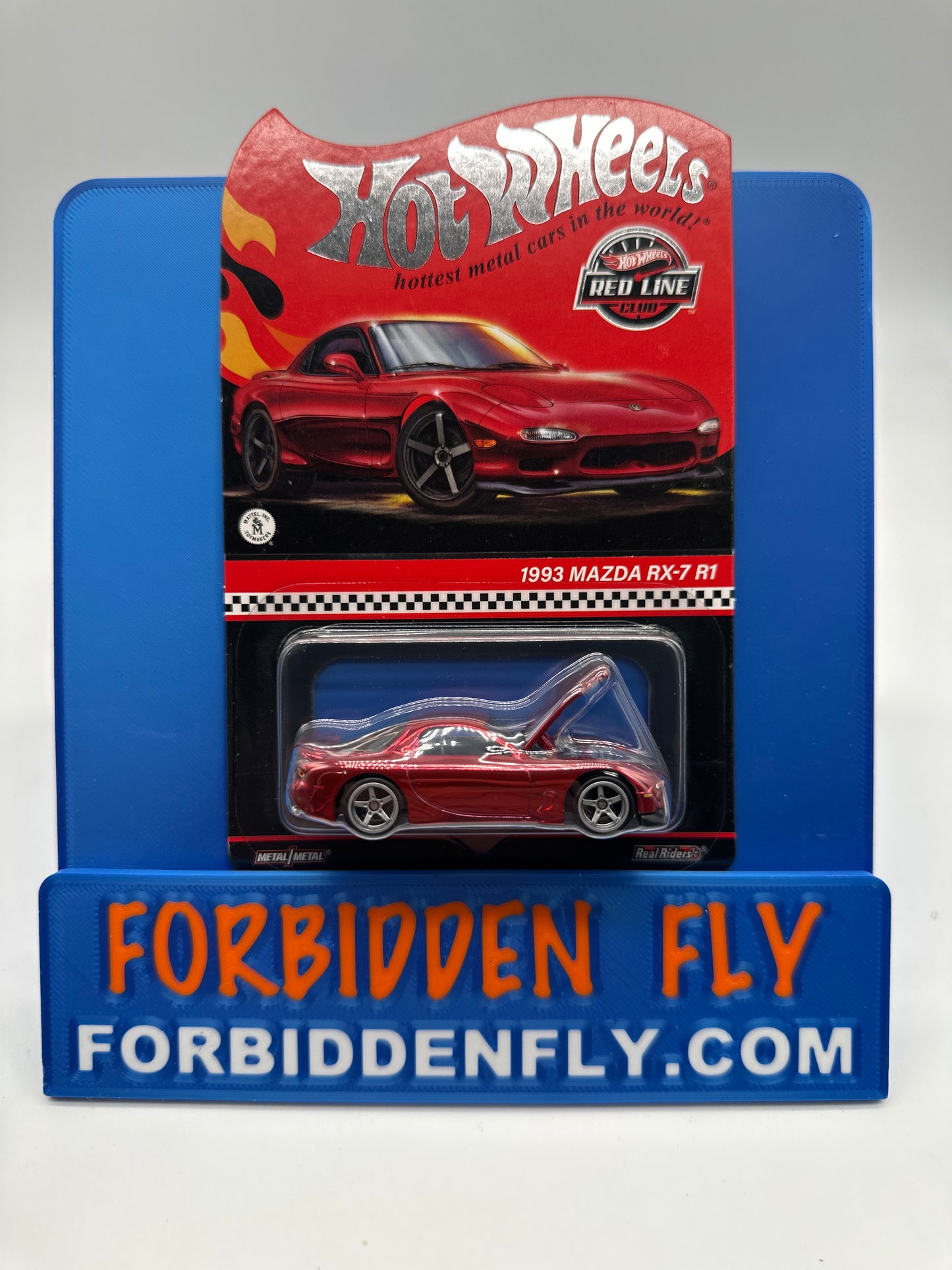 Hot Wheels RLC Red Line Club Release - 1993 Mazda RX-7 R1 - Red