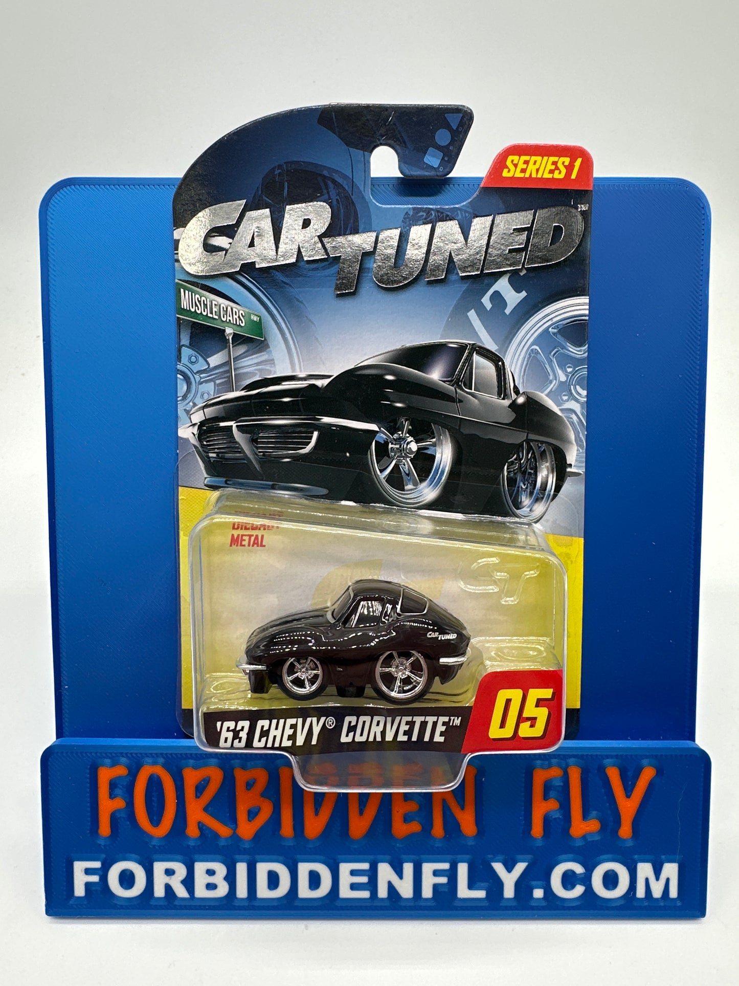 CarTuned - Walgreens Exclusive - Series 1 - #5 - Black ‘63 Chevy Corvette