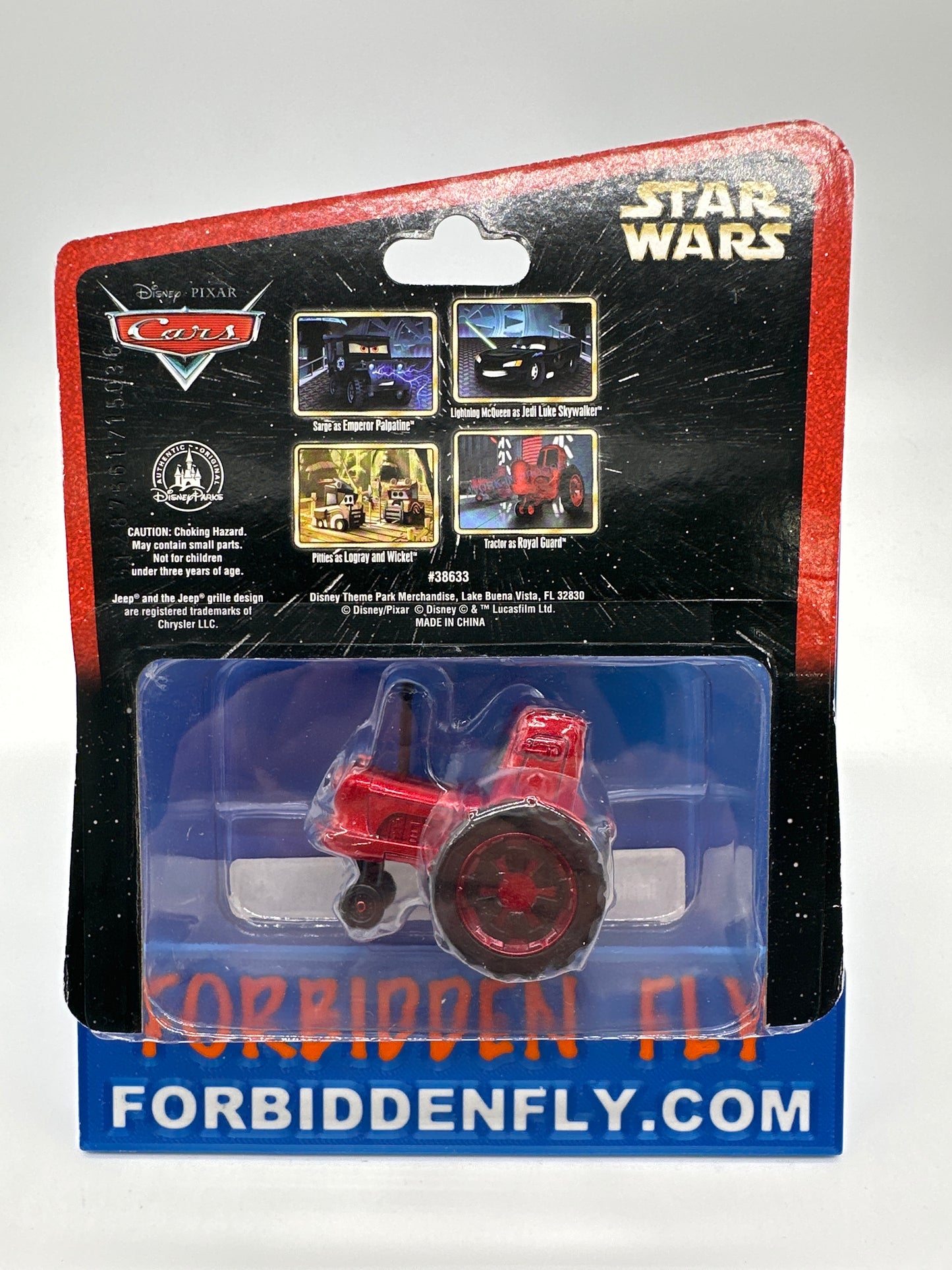 Disney Pixar Cars Movie - Disney Store Parks Exclusive Star Wars Series - Tractor as Royal Guard