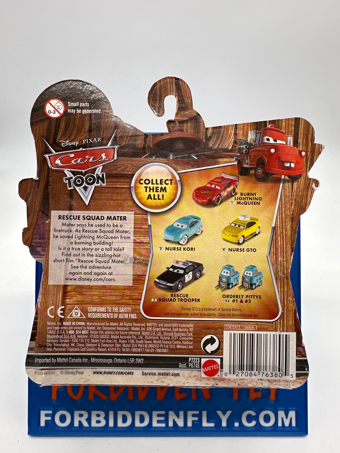 Disney Pixar Cars Movie - Cars Toon Series - Burnt Lightning McQueen