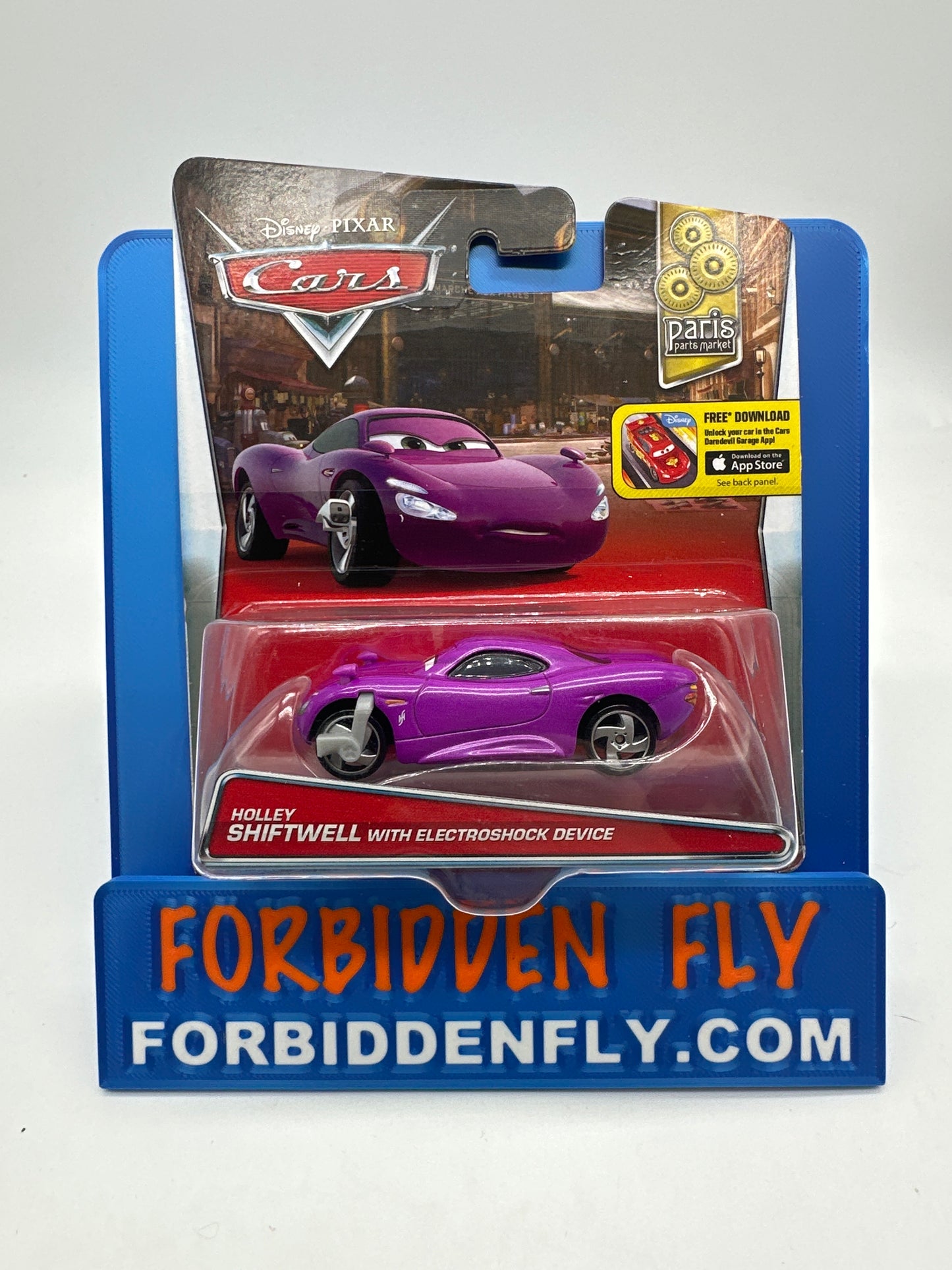 Disney Pixar Cars Movie - Paris Parts Market Series - Holley Shiftwell with Electroshock Device