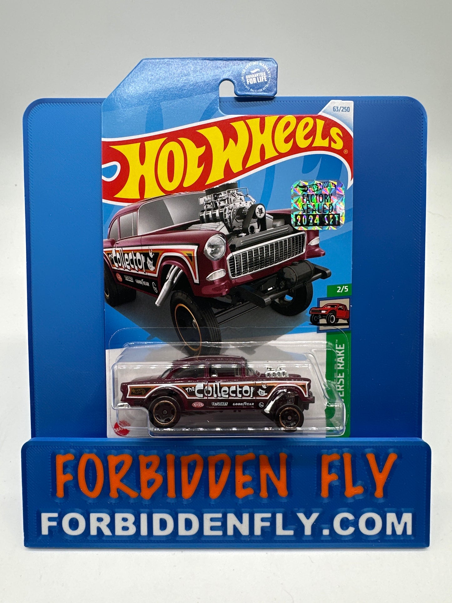 Hot Wheels Mainline - Factory Stickered 2024 - ‘55 Chevy Bel Air Gasser - Lot Of 2