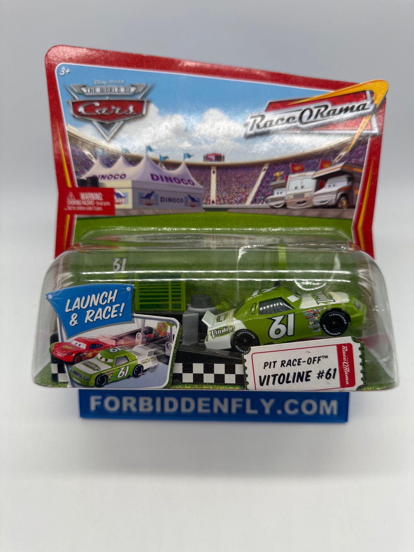 Disney Pixar Cars Movie - Race O Rama Launcher and Vehicle Set (Launch and Race) - Pit Race Off Vitoline #61