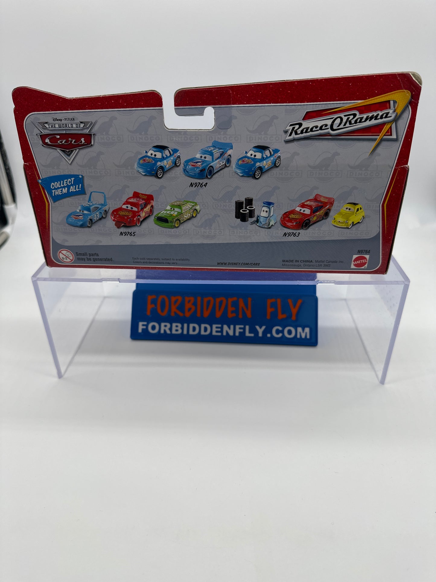 Disney Pixar Cars Movie - Race O Rama Series - Dinoco Fan 3 Car Gift Pack Set