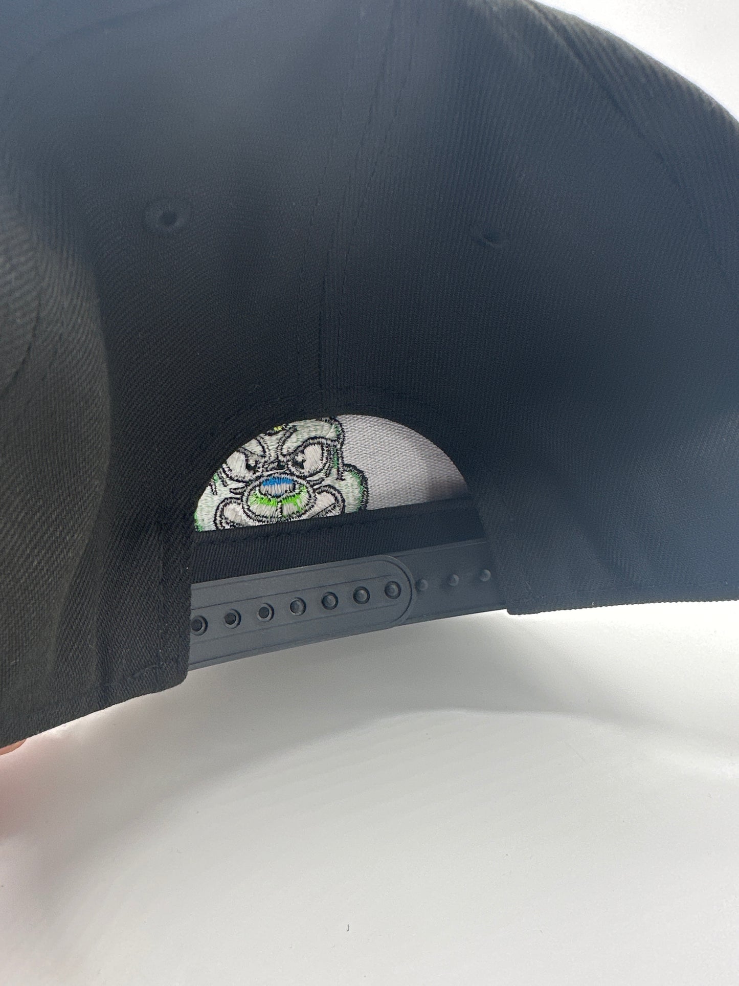 NVRLand Drip - Black & Green Crash Test Gummy Hat (Common)